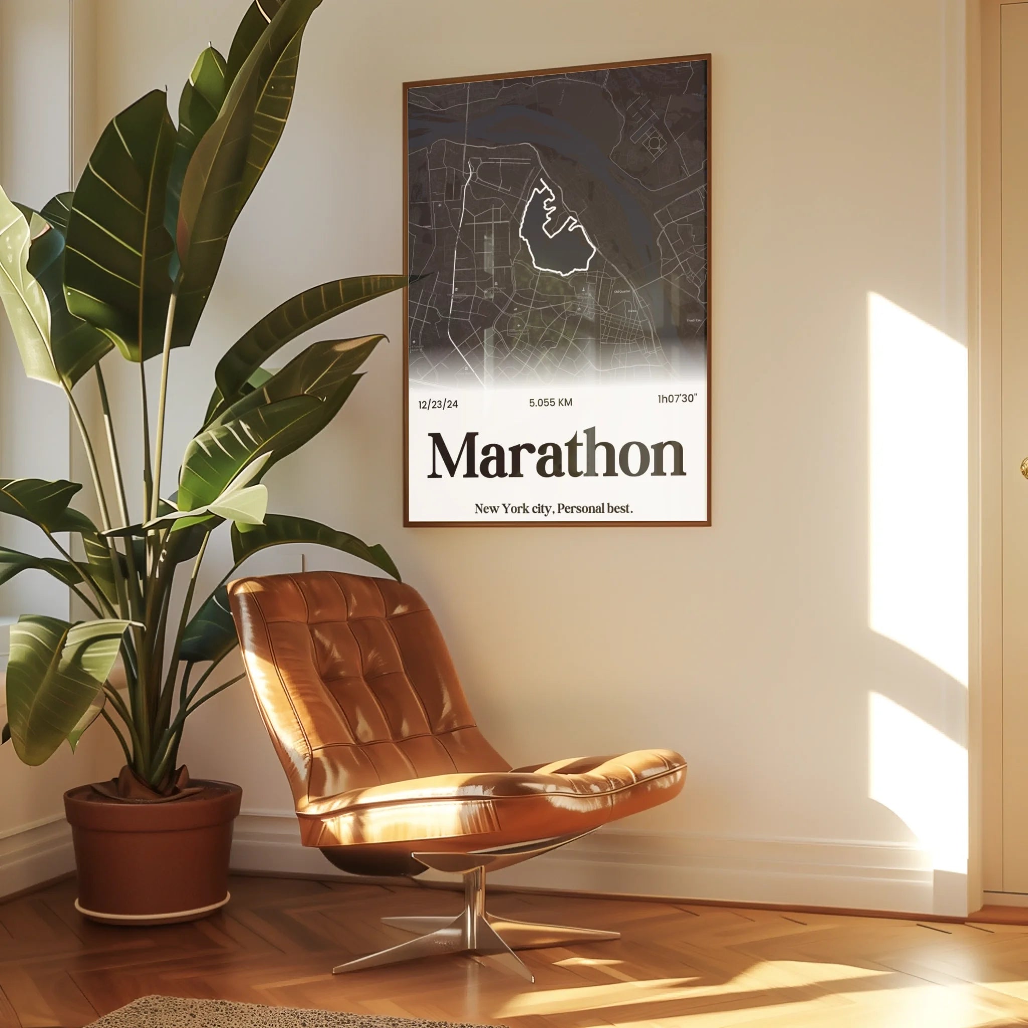 Personalized Running & Trail Poster