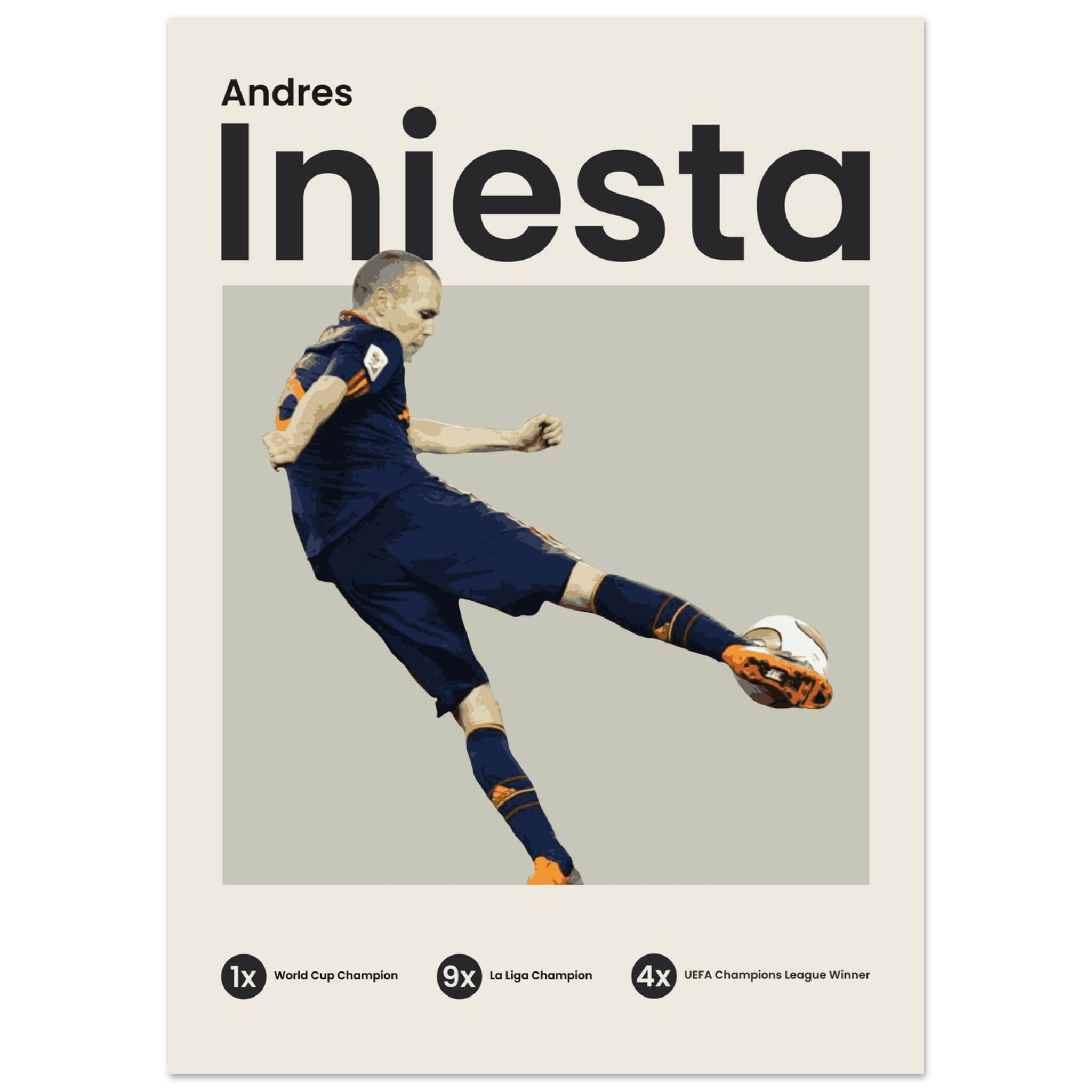 Andres Iniesta - OverPrints