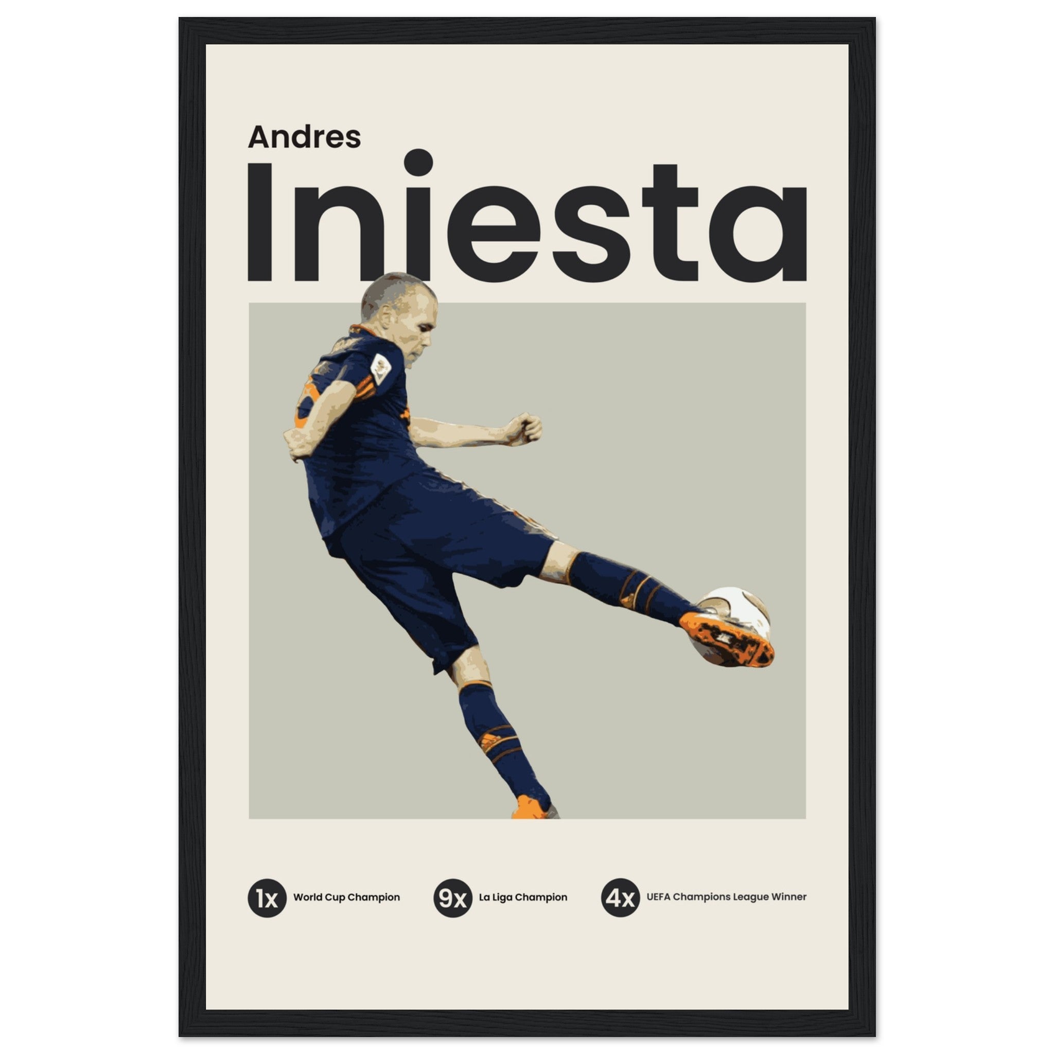 Andres Iniesta - OverPrints