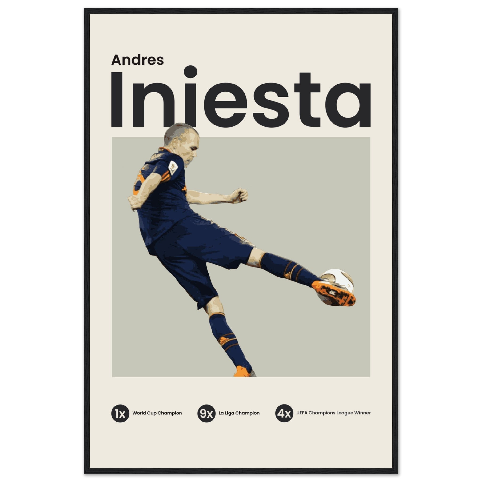 Andres Iniesta - OverPrints