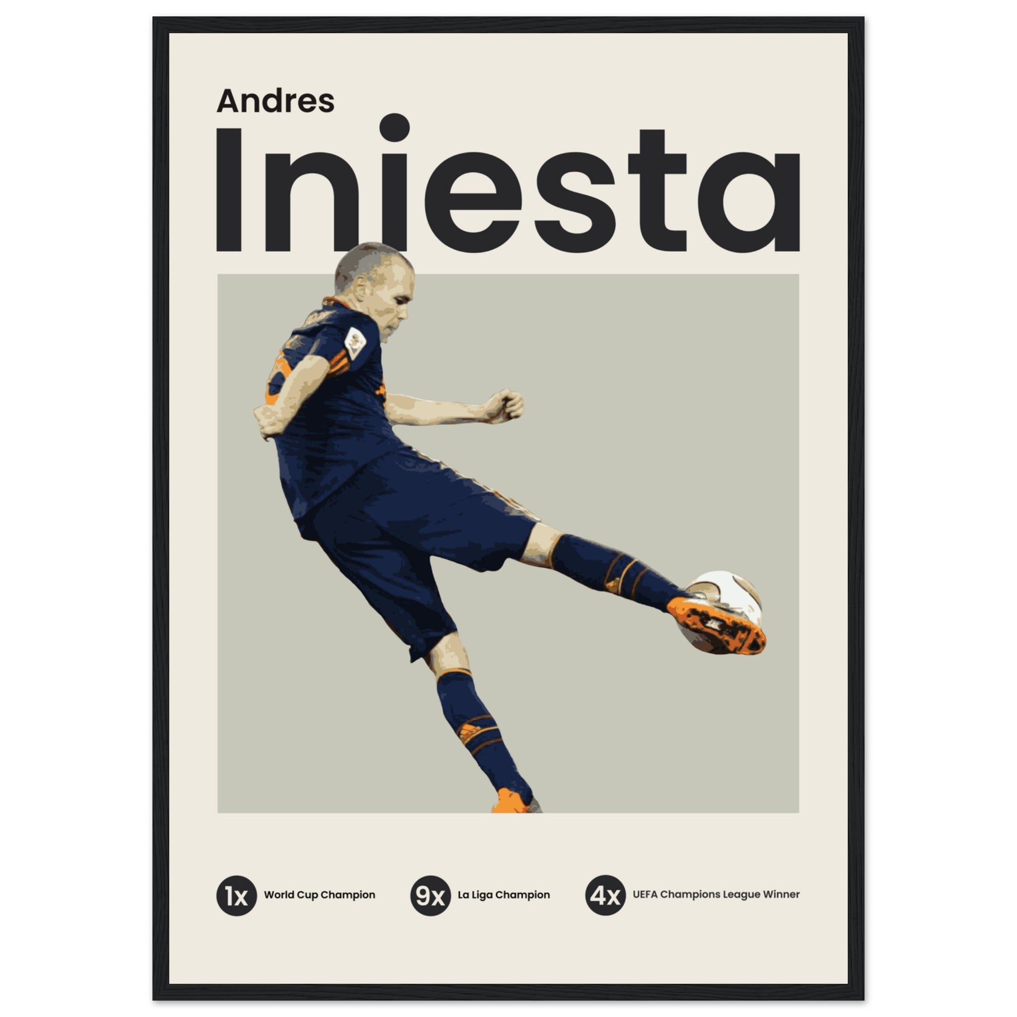 Andres Iniesta - OverPrints