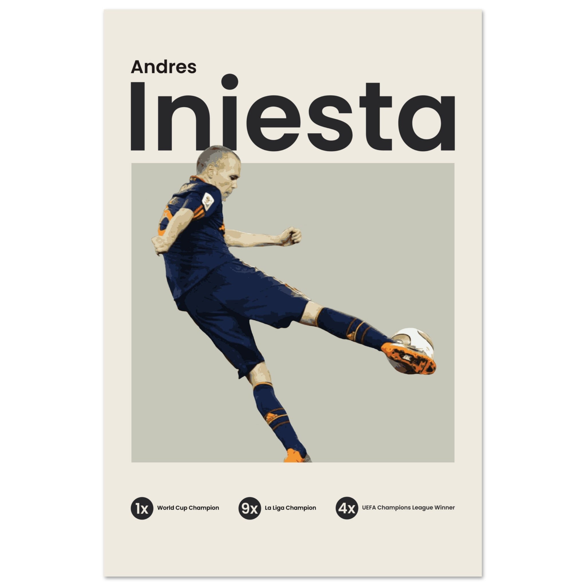 Andres Iniesta - OverPrints