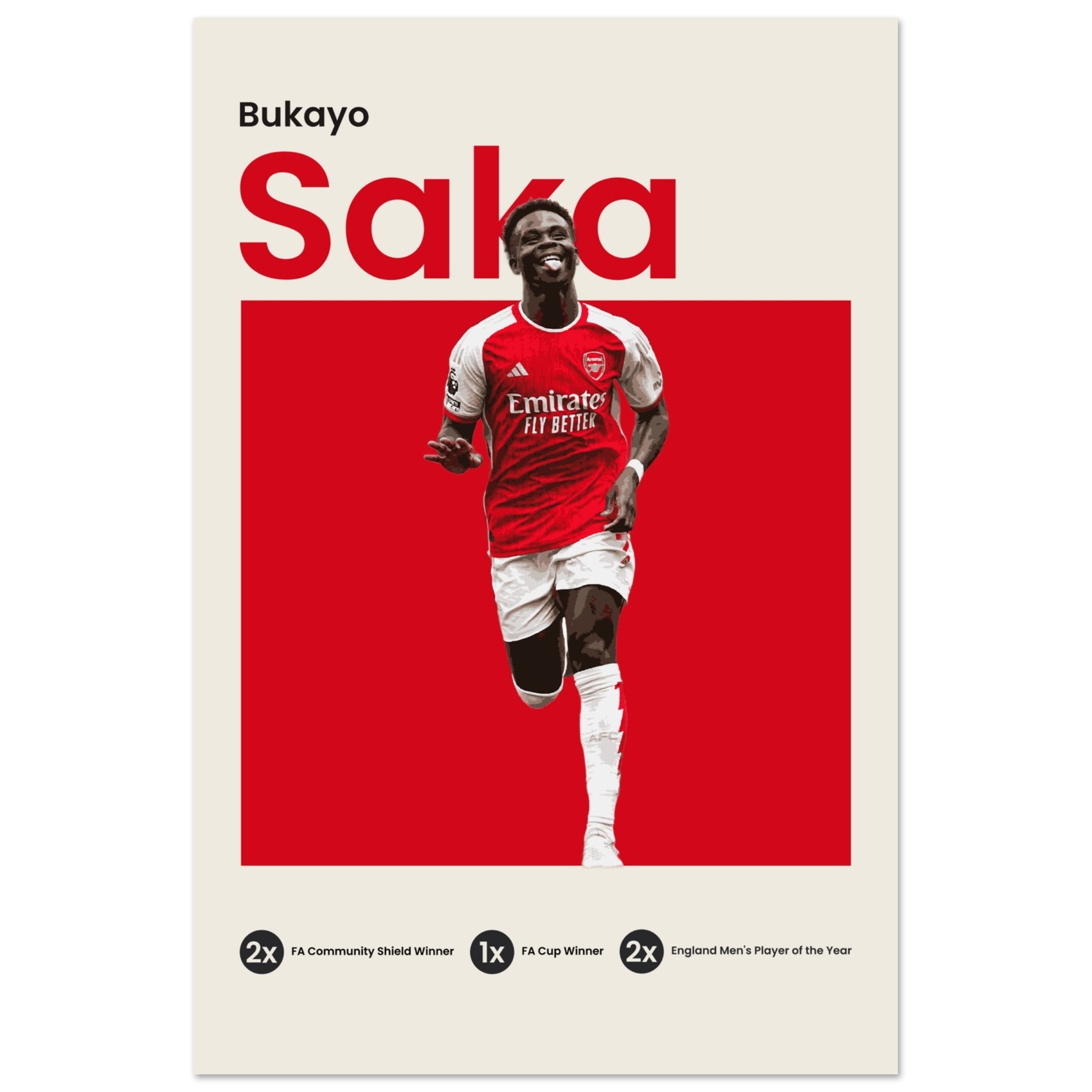 Bukayo Saka - OverPrints