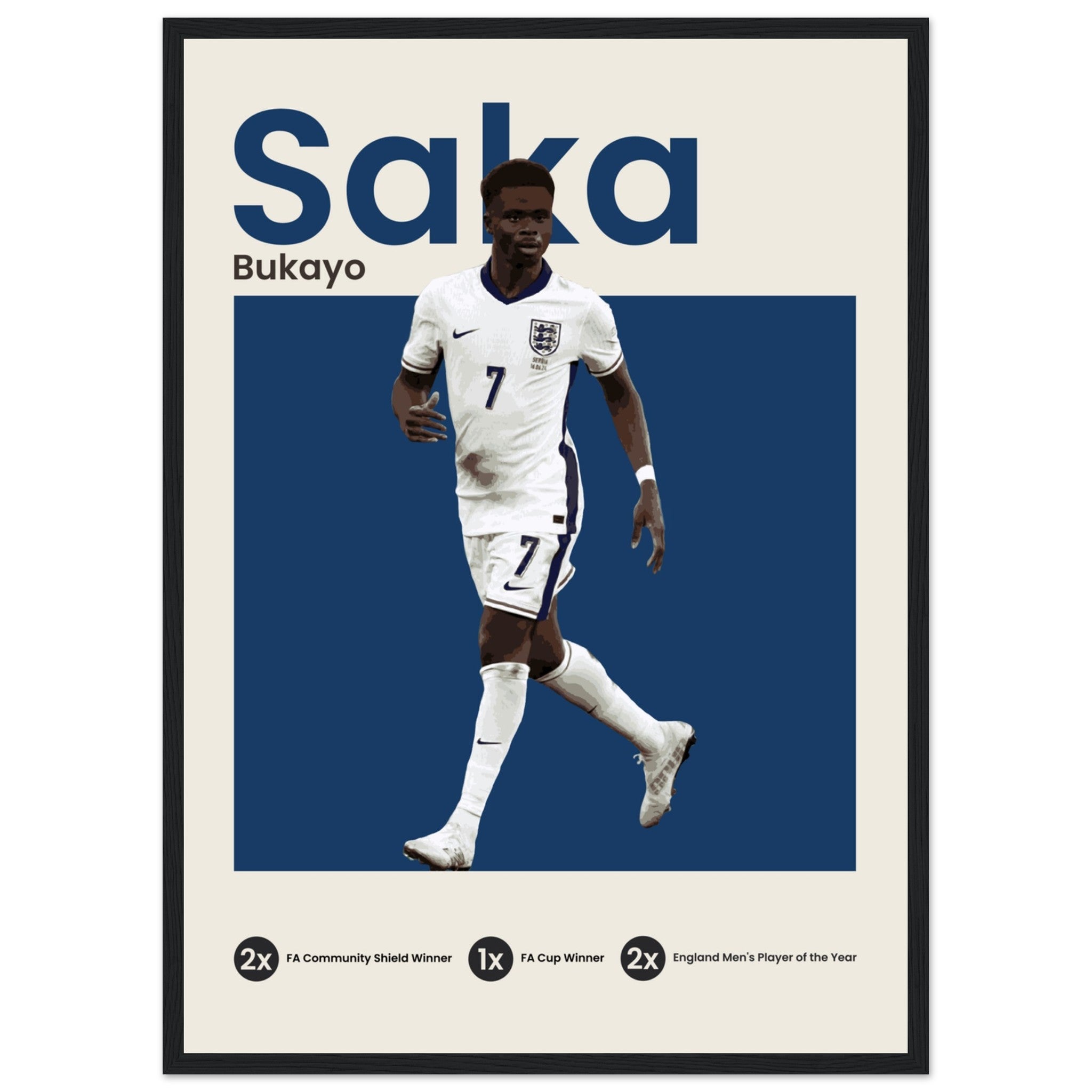 Bukayo Saka - Euro 2024 - OverPrints