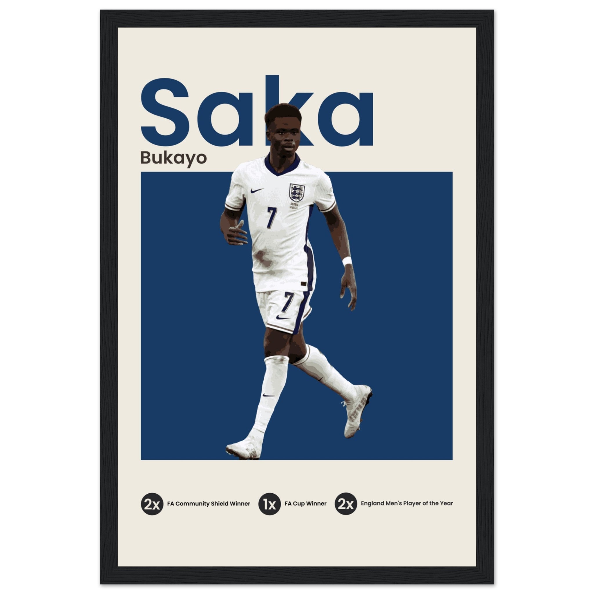 Bukayo Saka - Euro 2024 - OverPrints