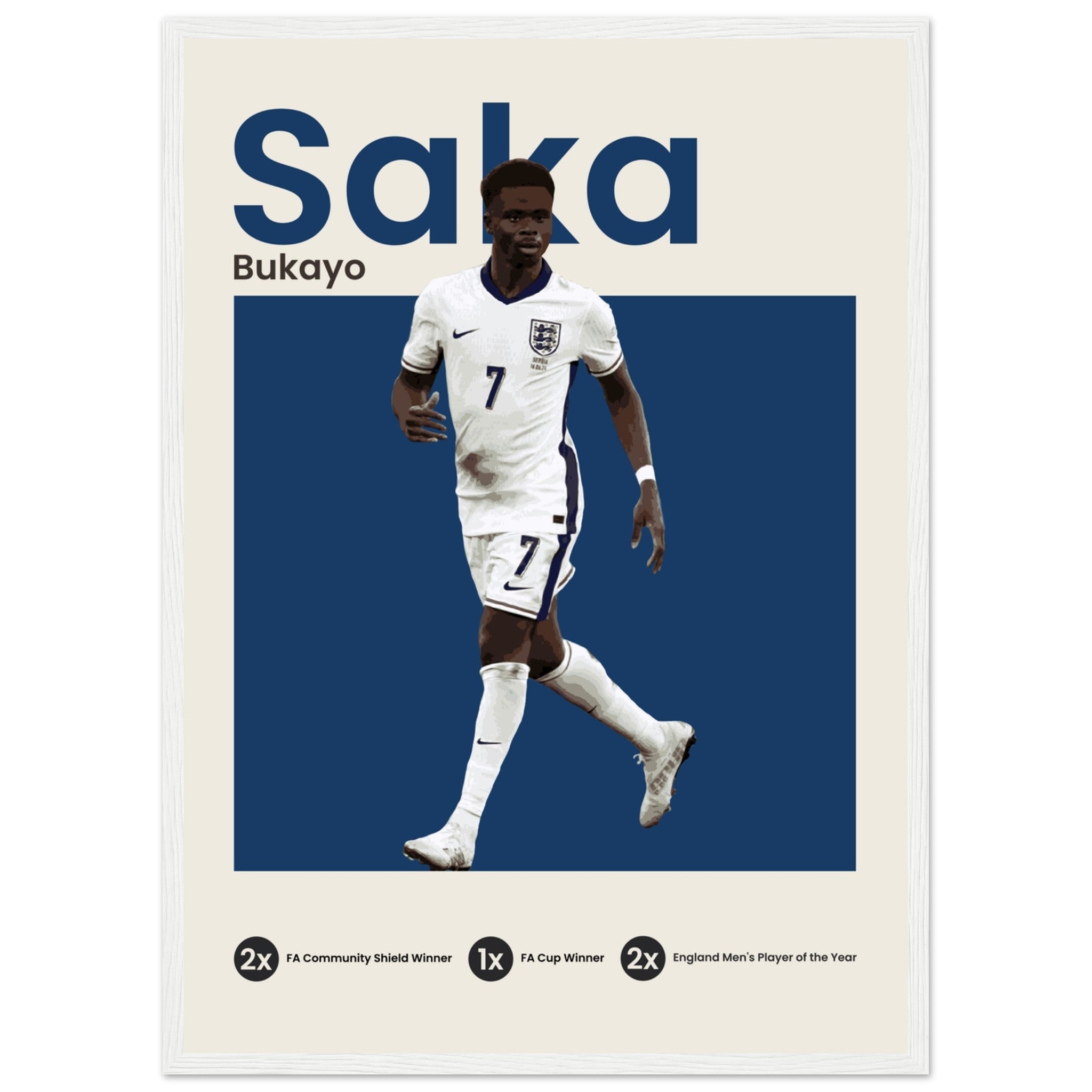 Bukayo Saka - Euro 2024 - OverPrints