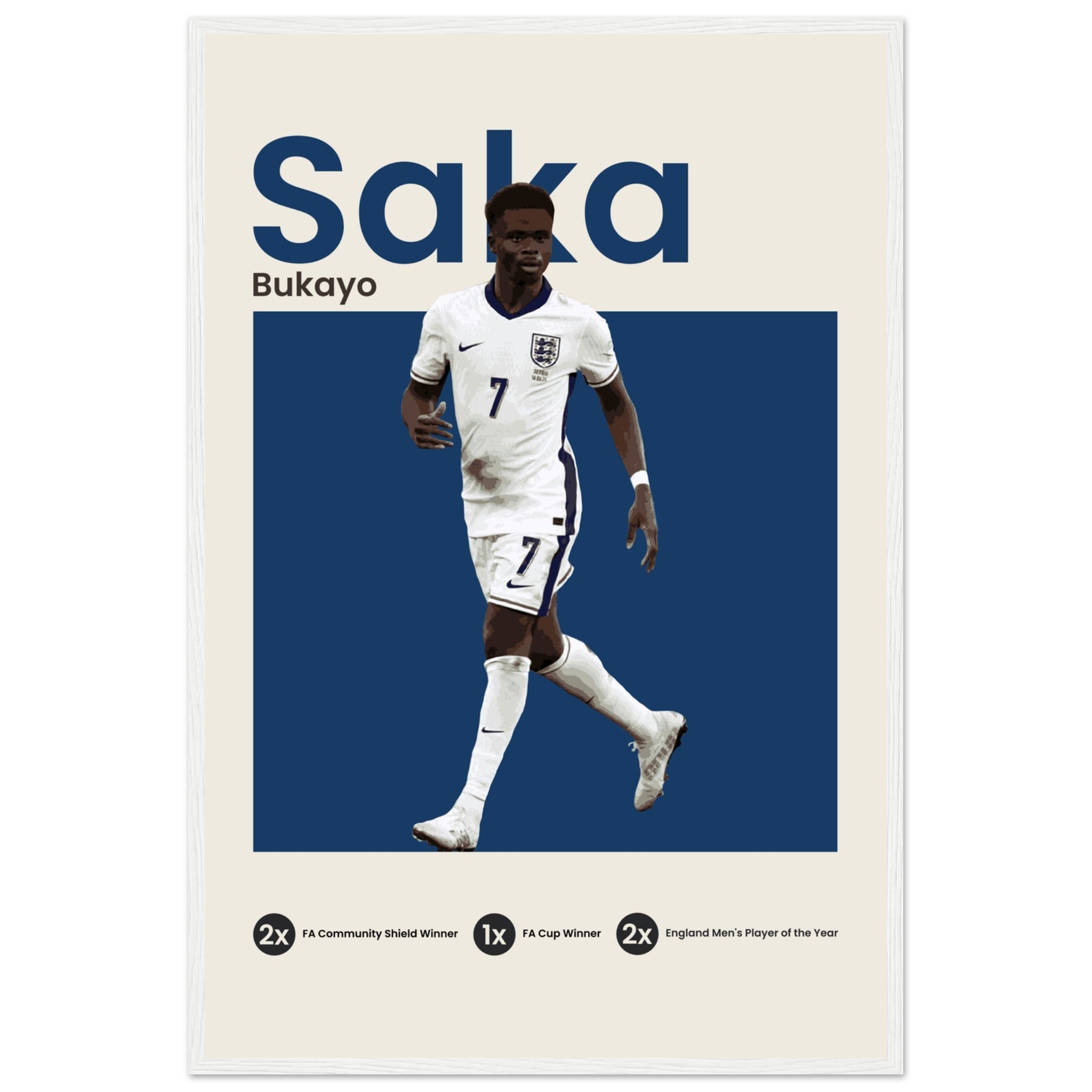 Bukayo Saka - Euro 2024 - OverPrints