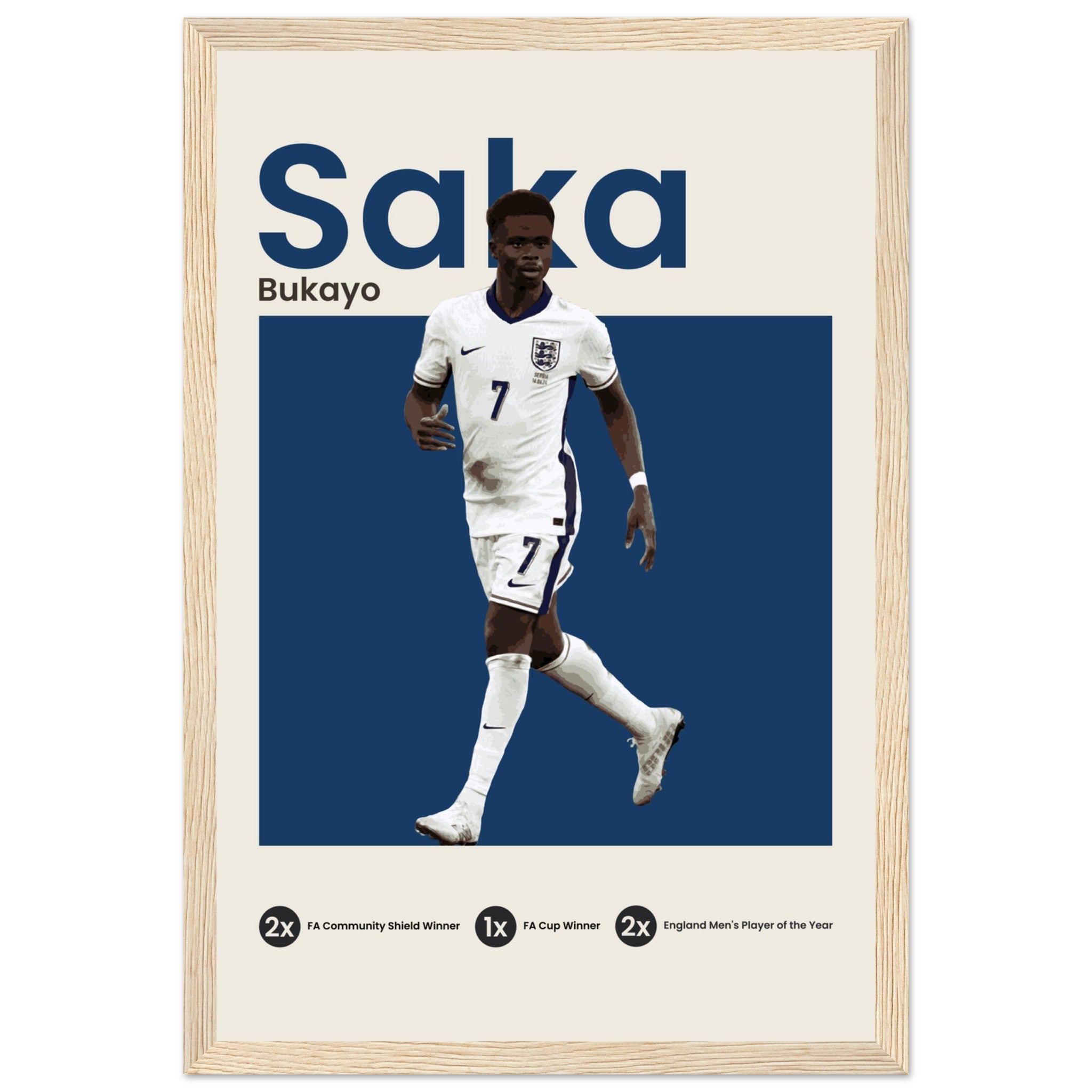 Bukayo Saka - Euro 2024 - OverPrints