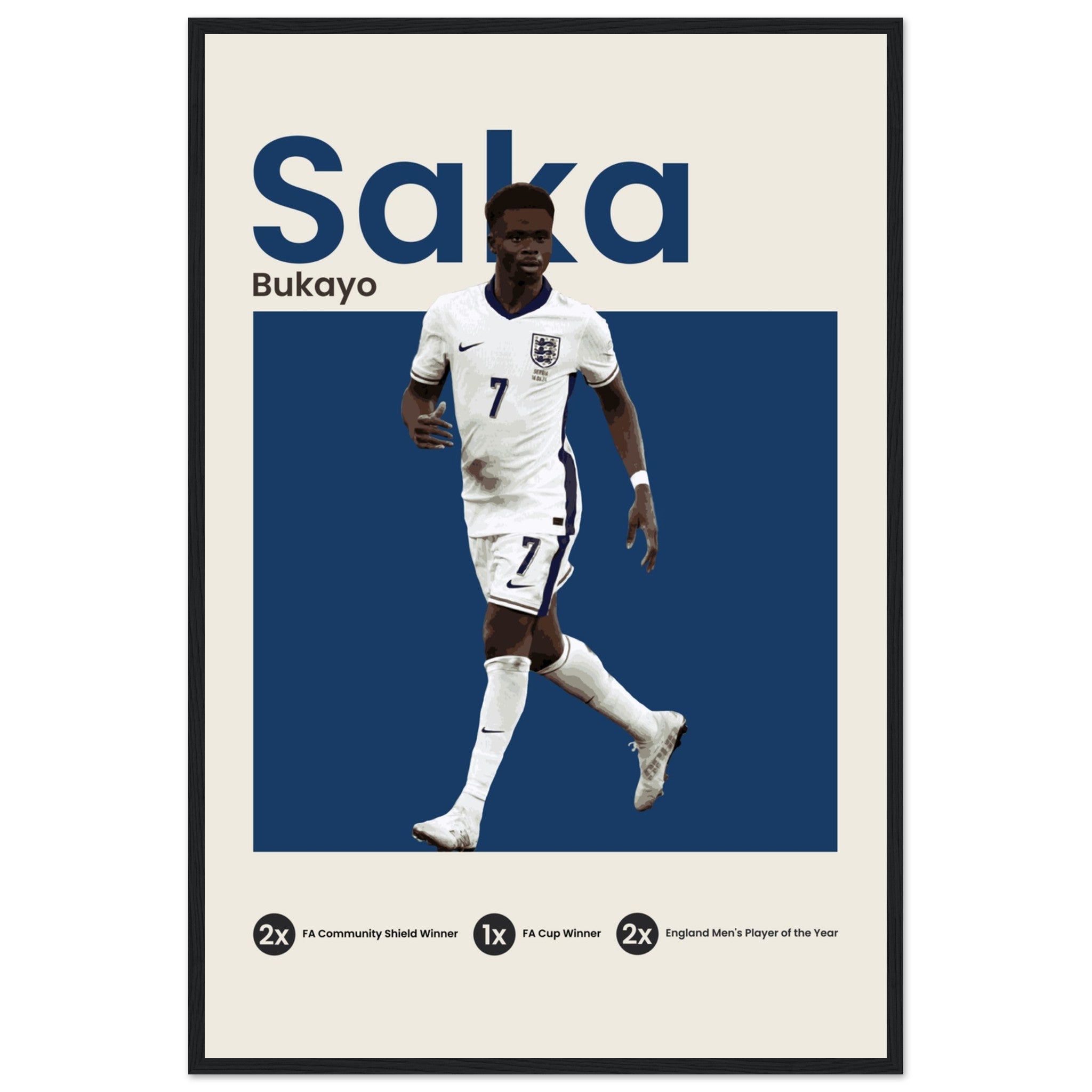 Bukayo Saka - Euro 2024 - OverPrints