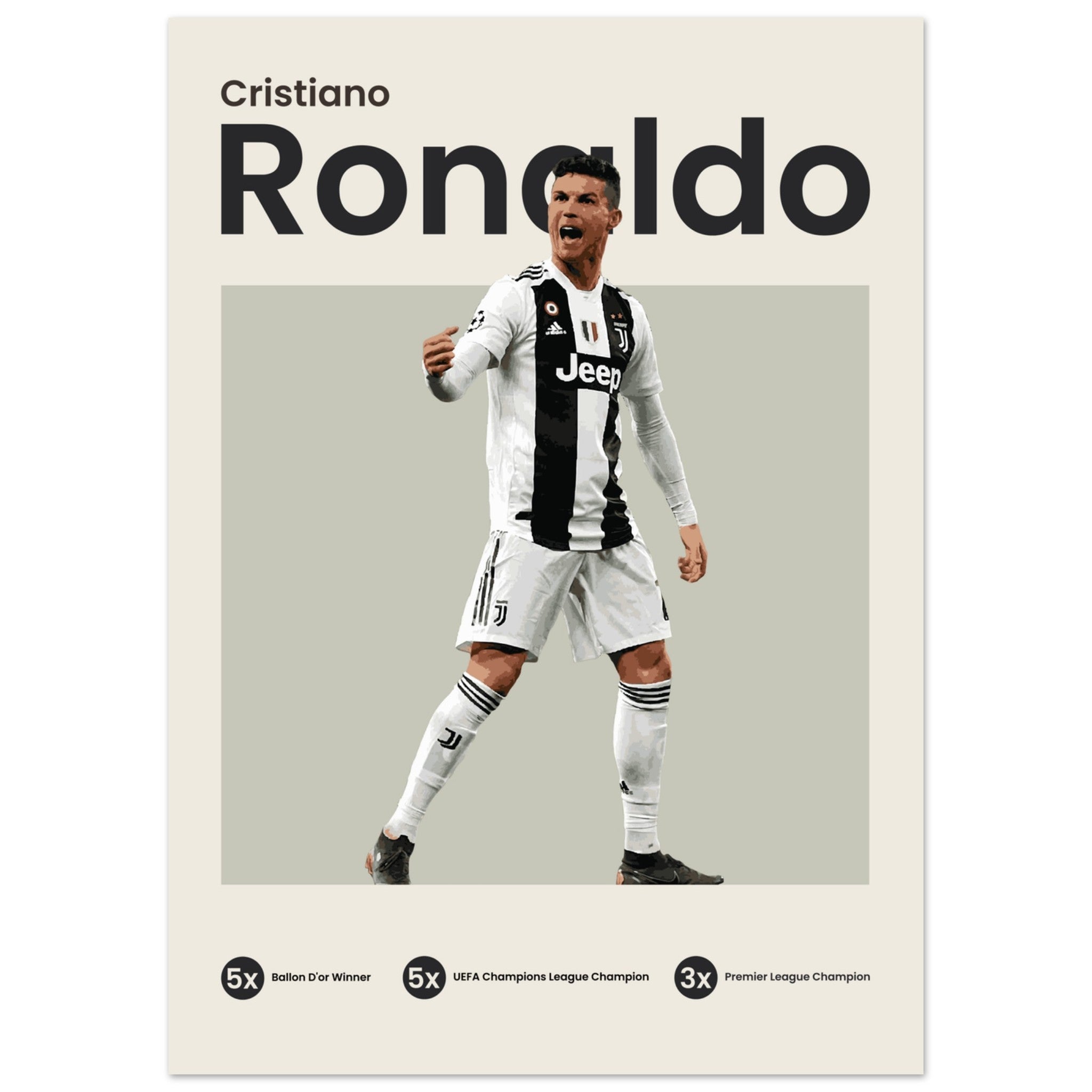 Cristiano Ronaldo - Juventus - OverPrints