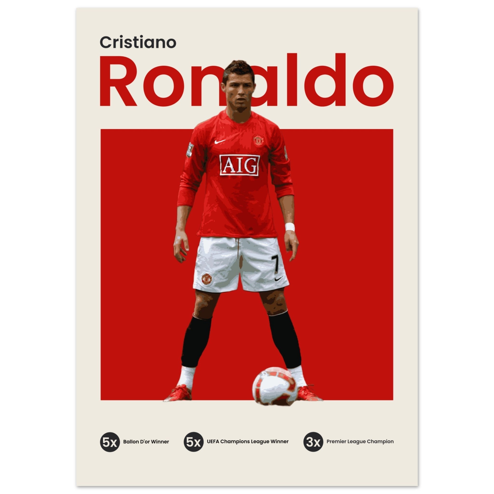 Cristiano Ronaldo - Man United - OverPrints