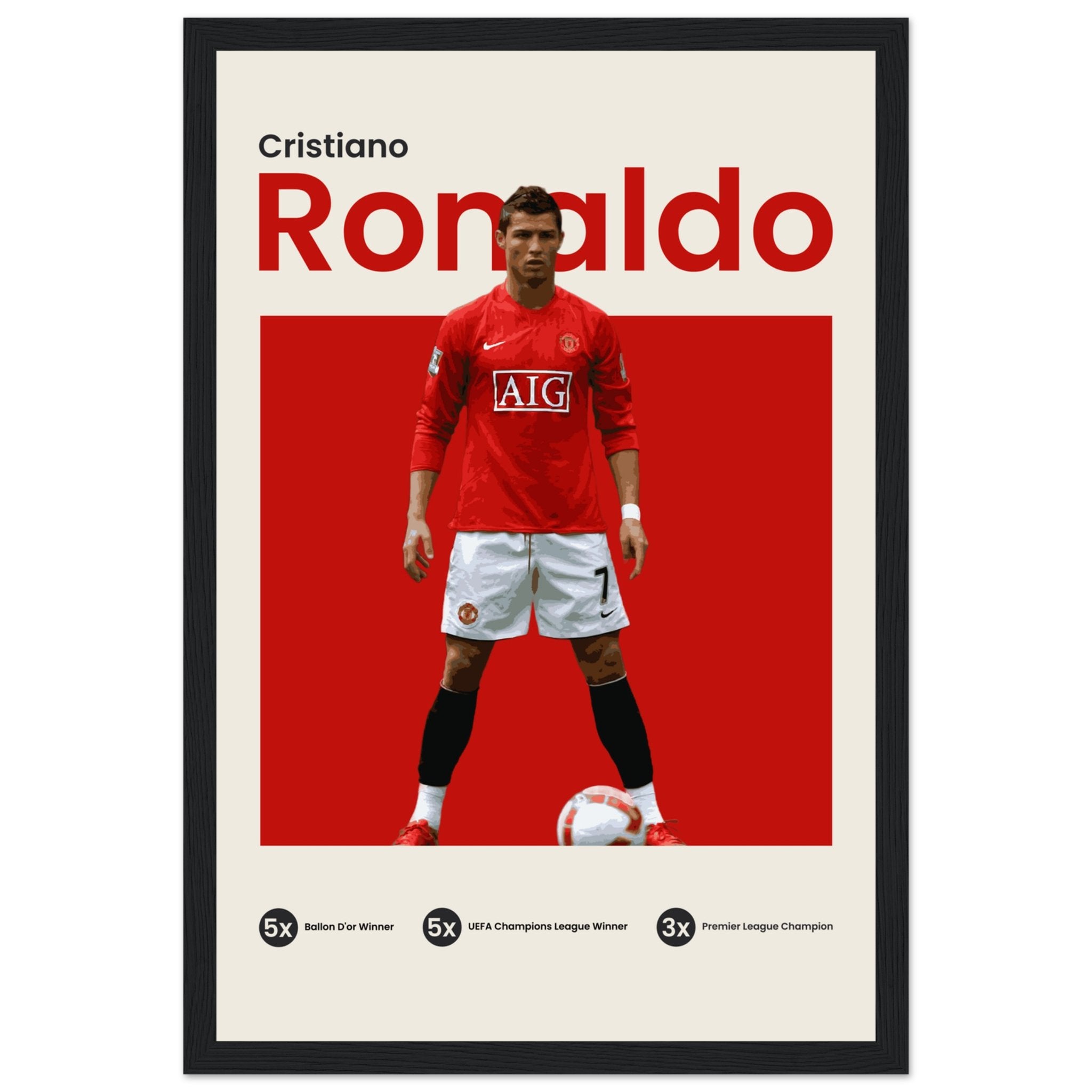 Cristiano Ronaldo - Man United - OverPrints