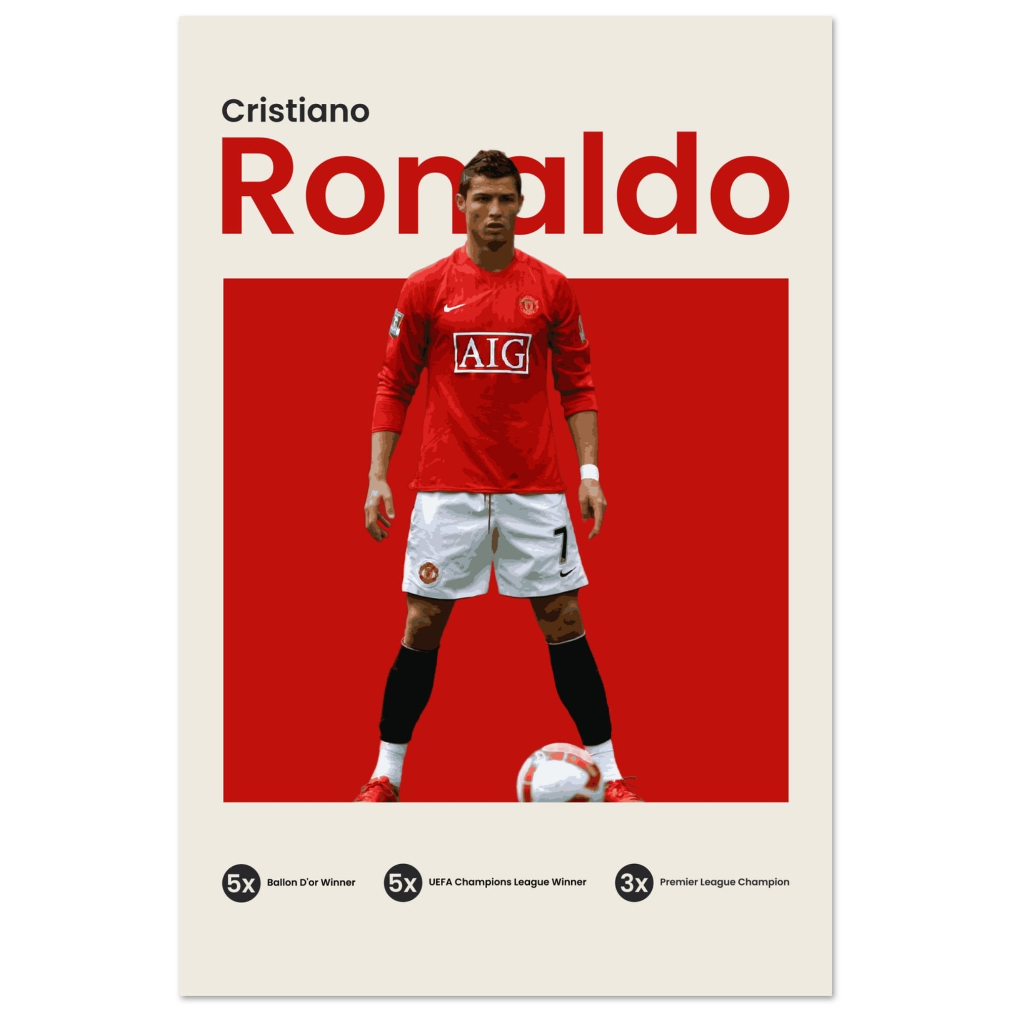 Cristiano Ronaldo - Man United - OverPrints