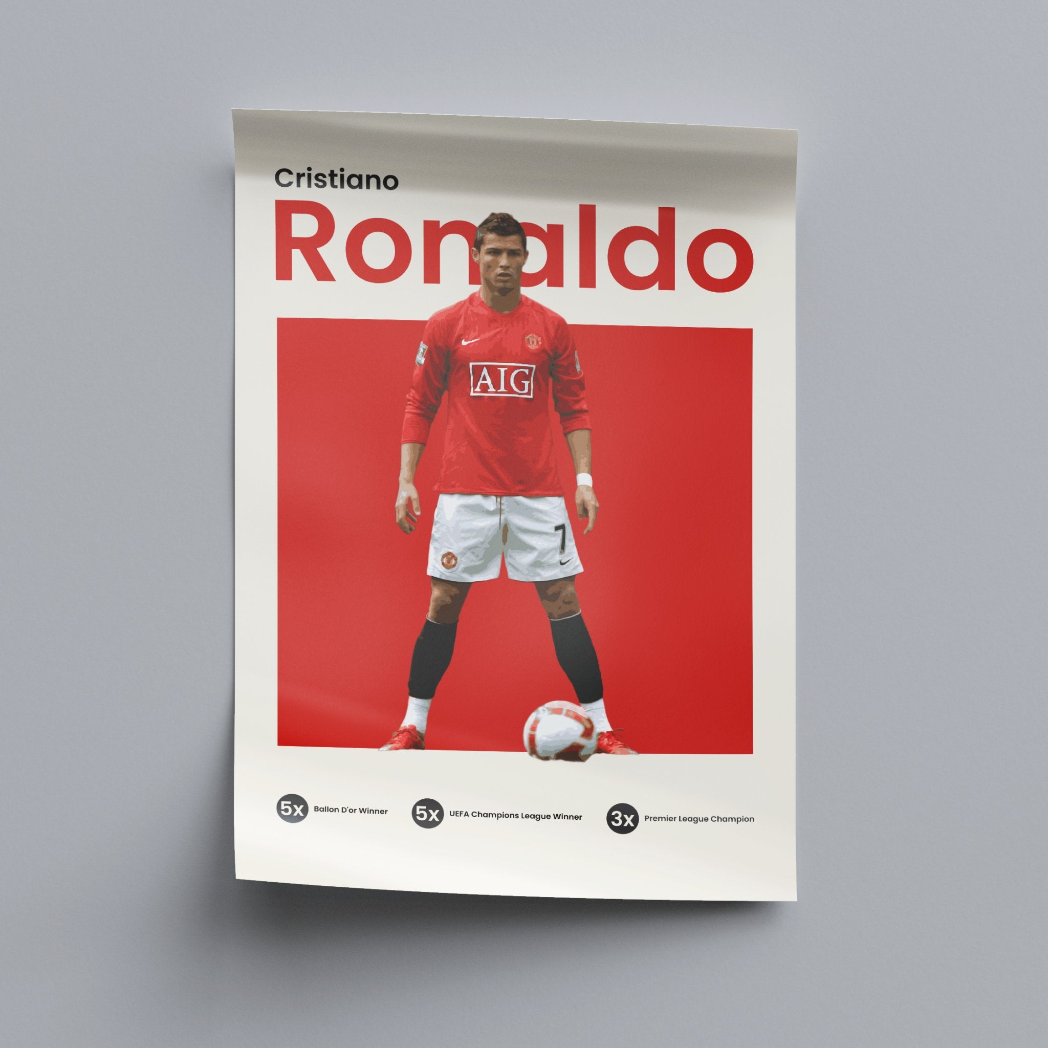 Cristiano Ronaldo - Man United - OverPrints