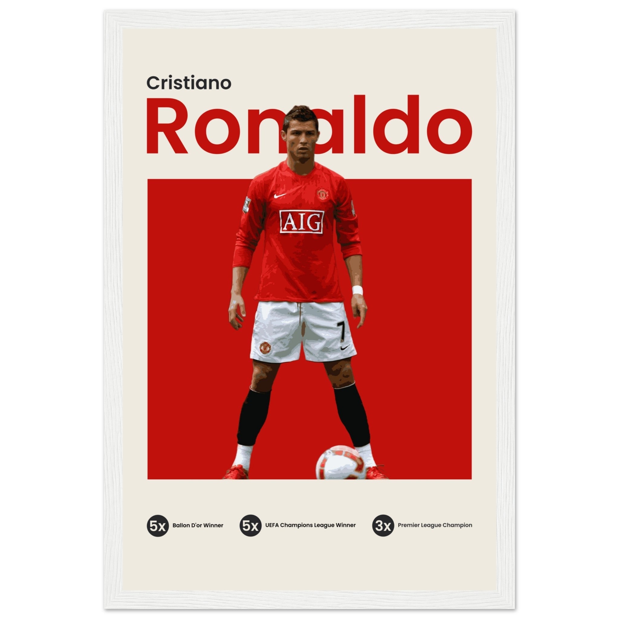 Cristiano Ronaldo - Man United - OverPrints