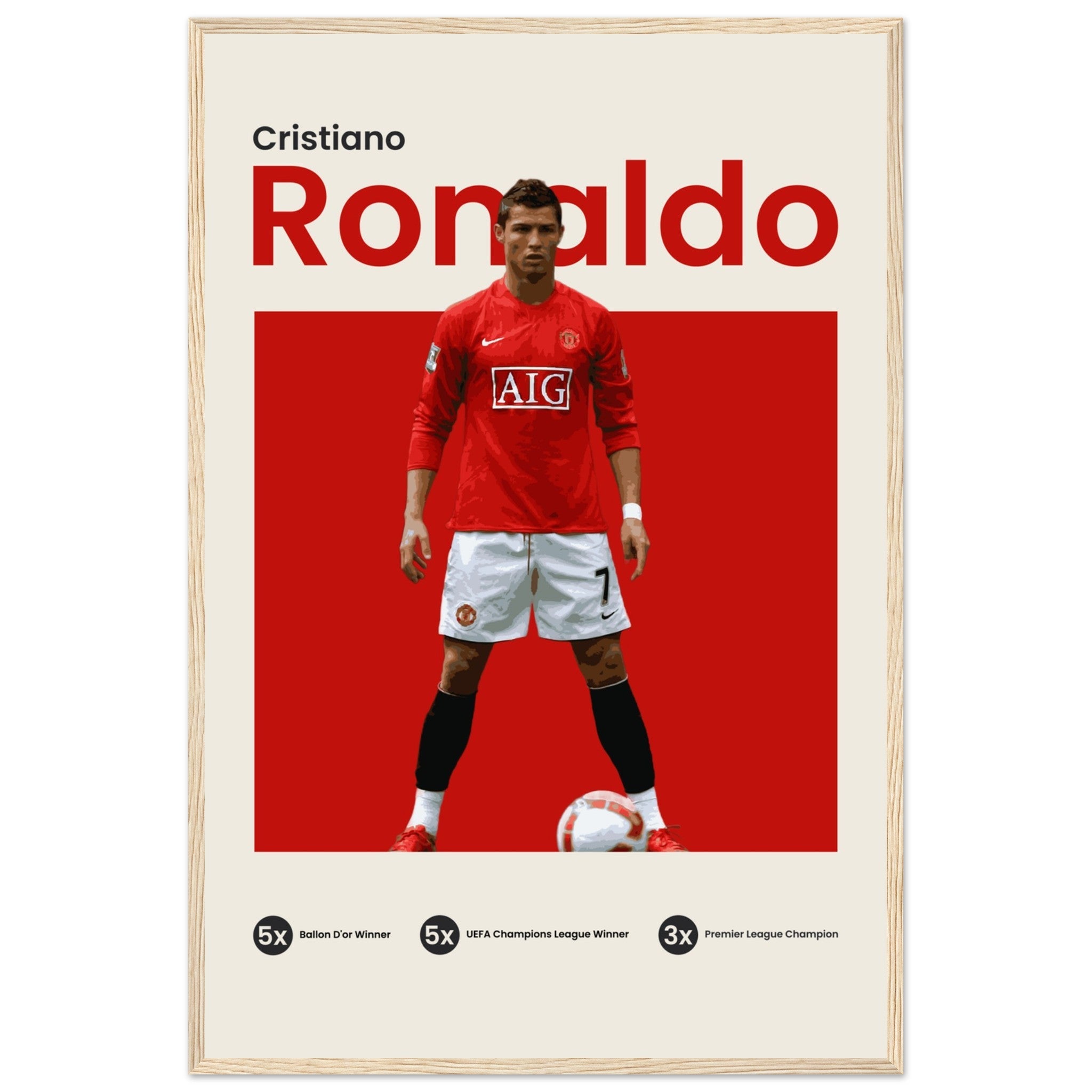 Cristiano Ronaldo - Man United - OverPrints