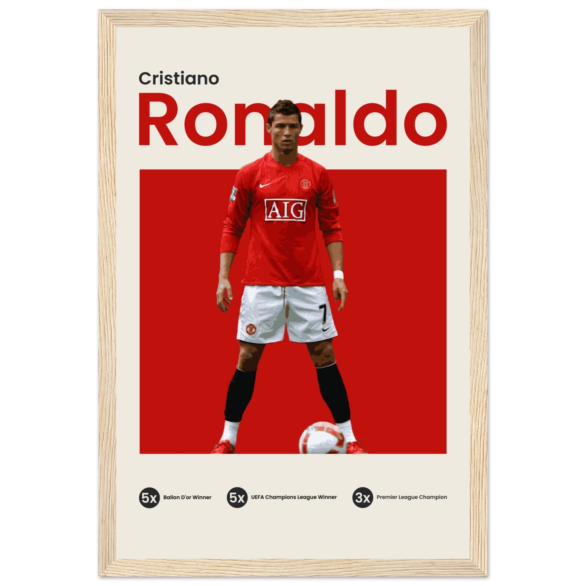 Cristiano Ronaldo - Man United - OverPrints