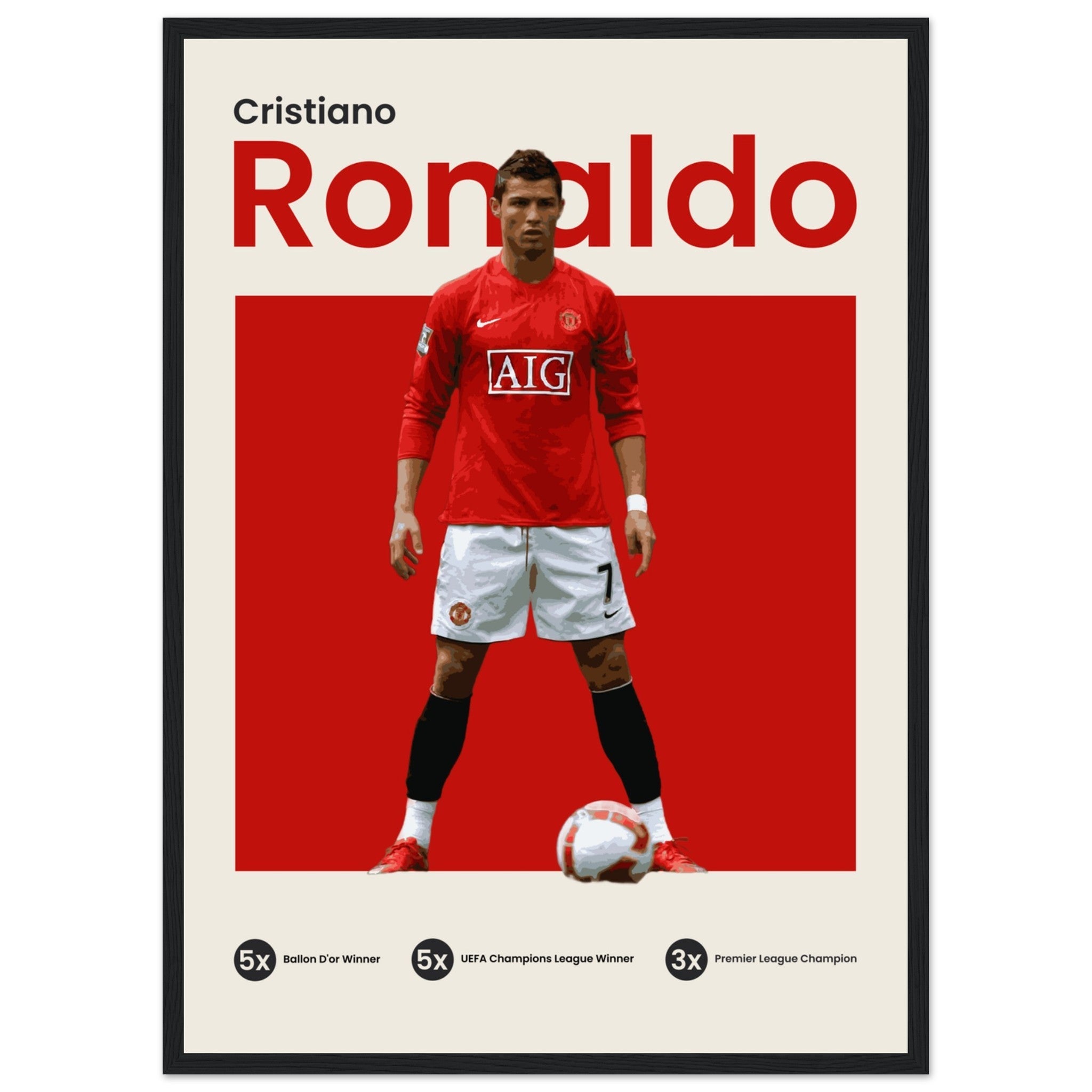 Cristiano Ronaldo - Man United - OverPrints