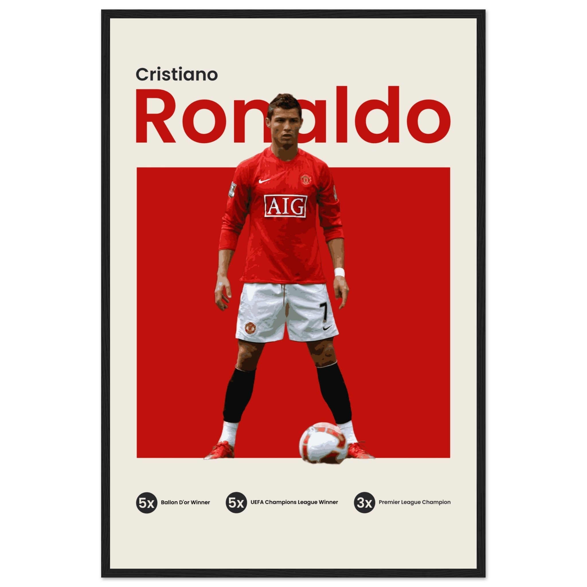 Cristiano Ronaldo - Man United - OverPrints