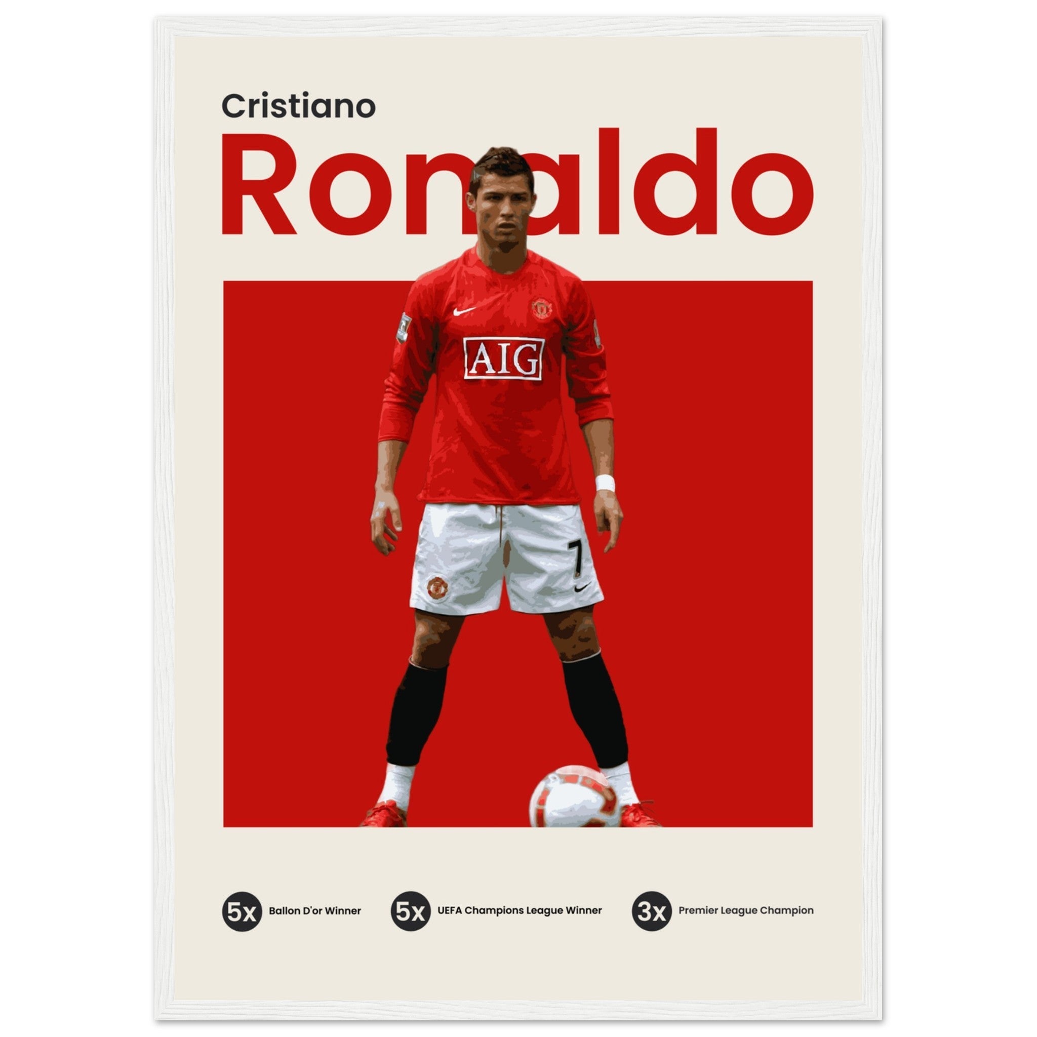 Cristiano Ronaldo - Man United - OverPrints