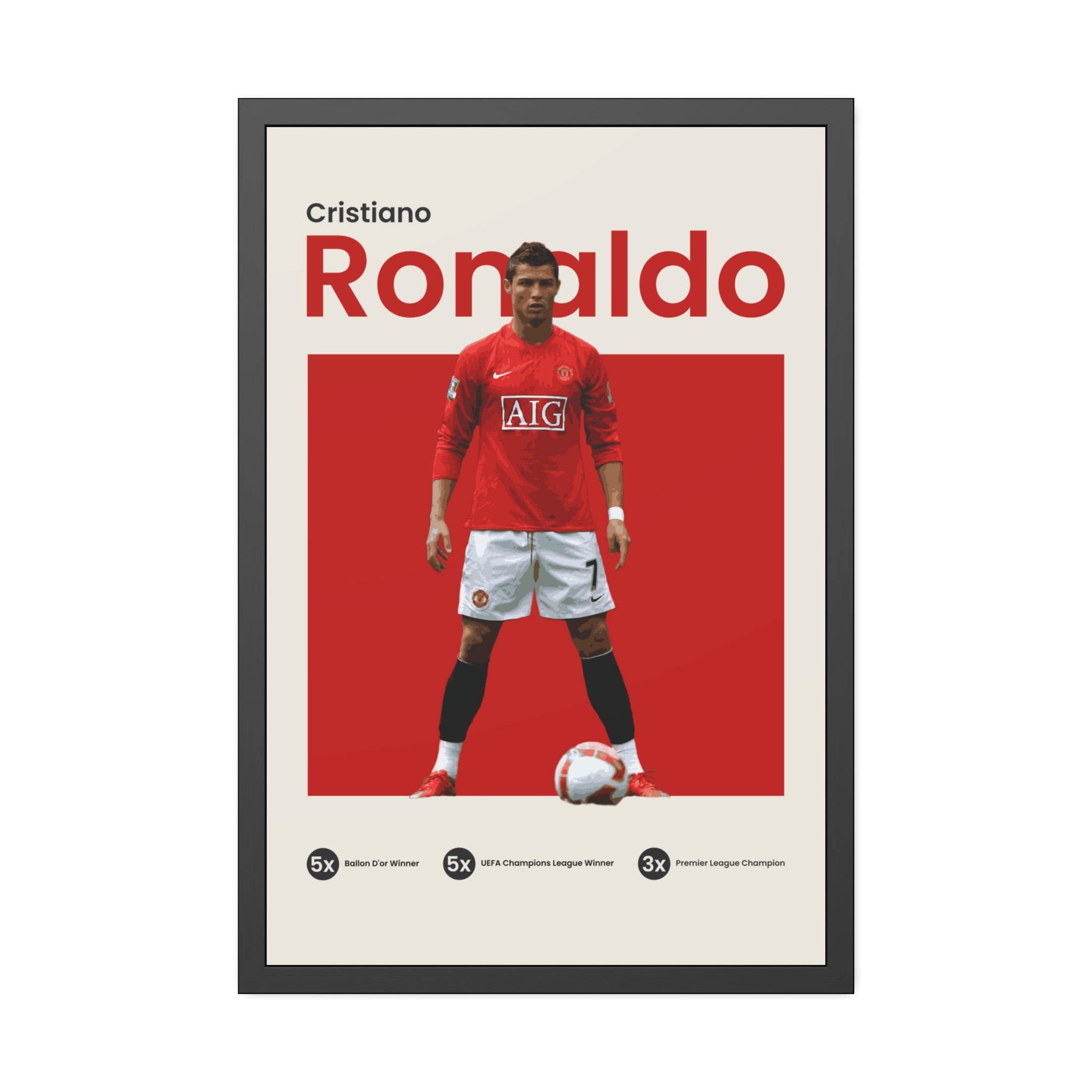 Cristiano Ronaldo - Man United - OverPrints