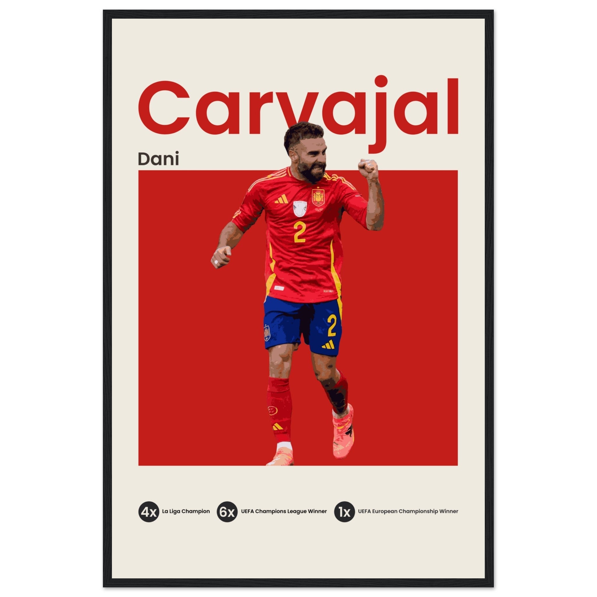 Dani Carvajal - Euro 2024 - OverPrints