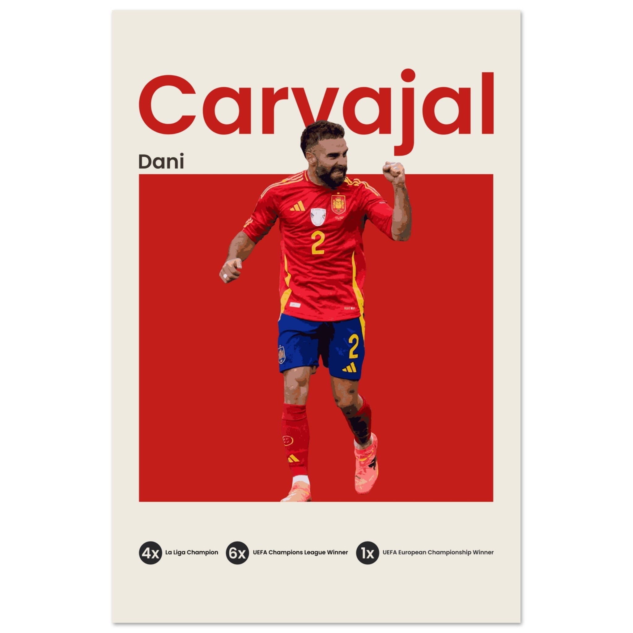 Dani Carvajal - Euro 2024 - OverPrints