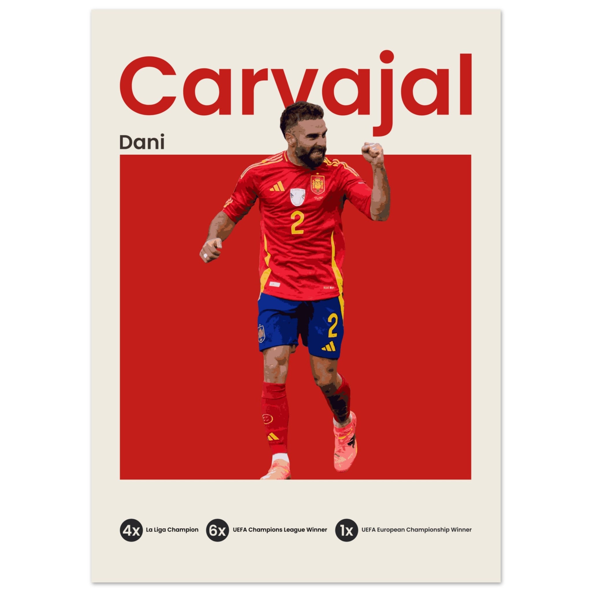 Dani Carvajal - Euro 2024 - OverPrints