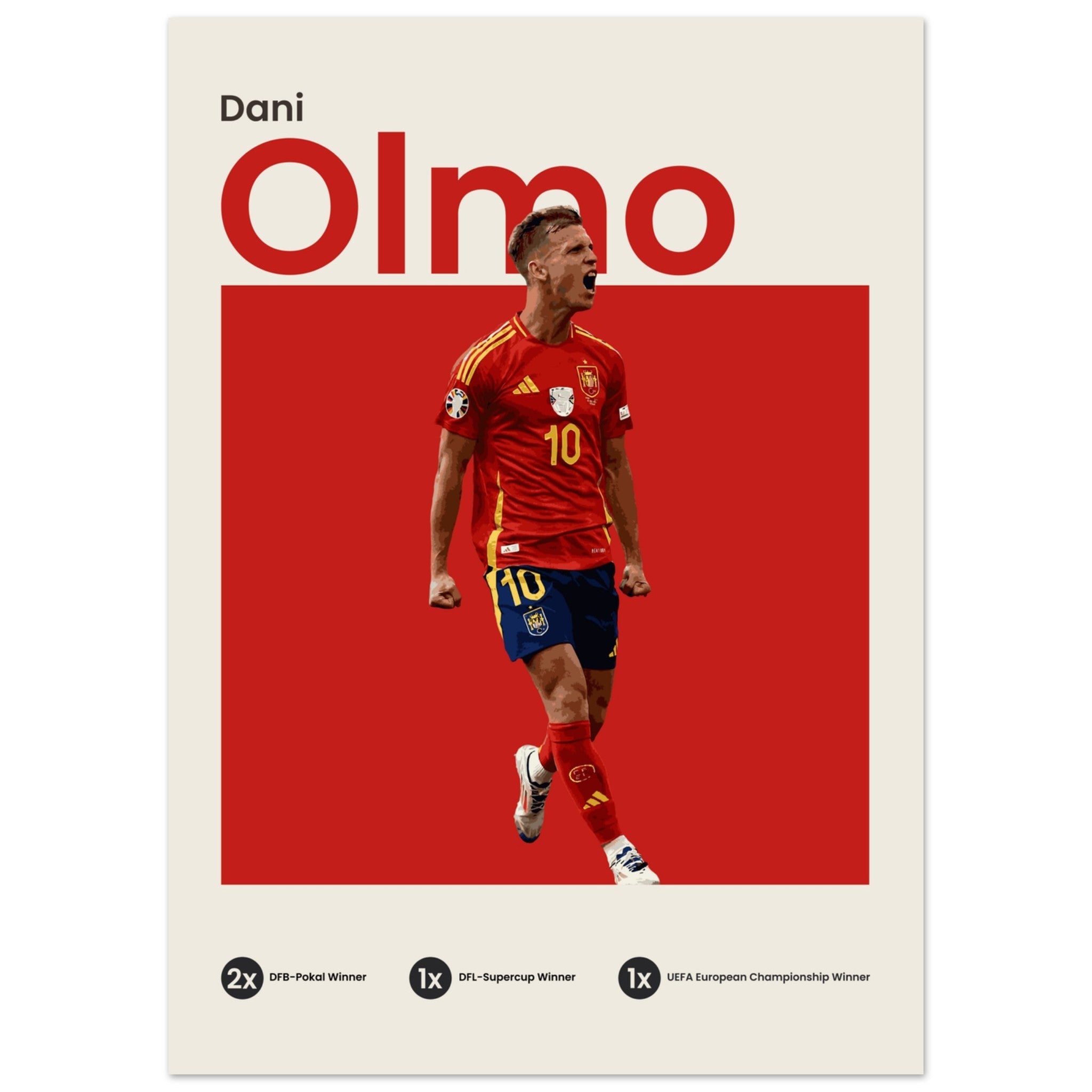 Dani Olmo - Euro 2024 - OverPrints