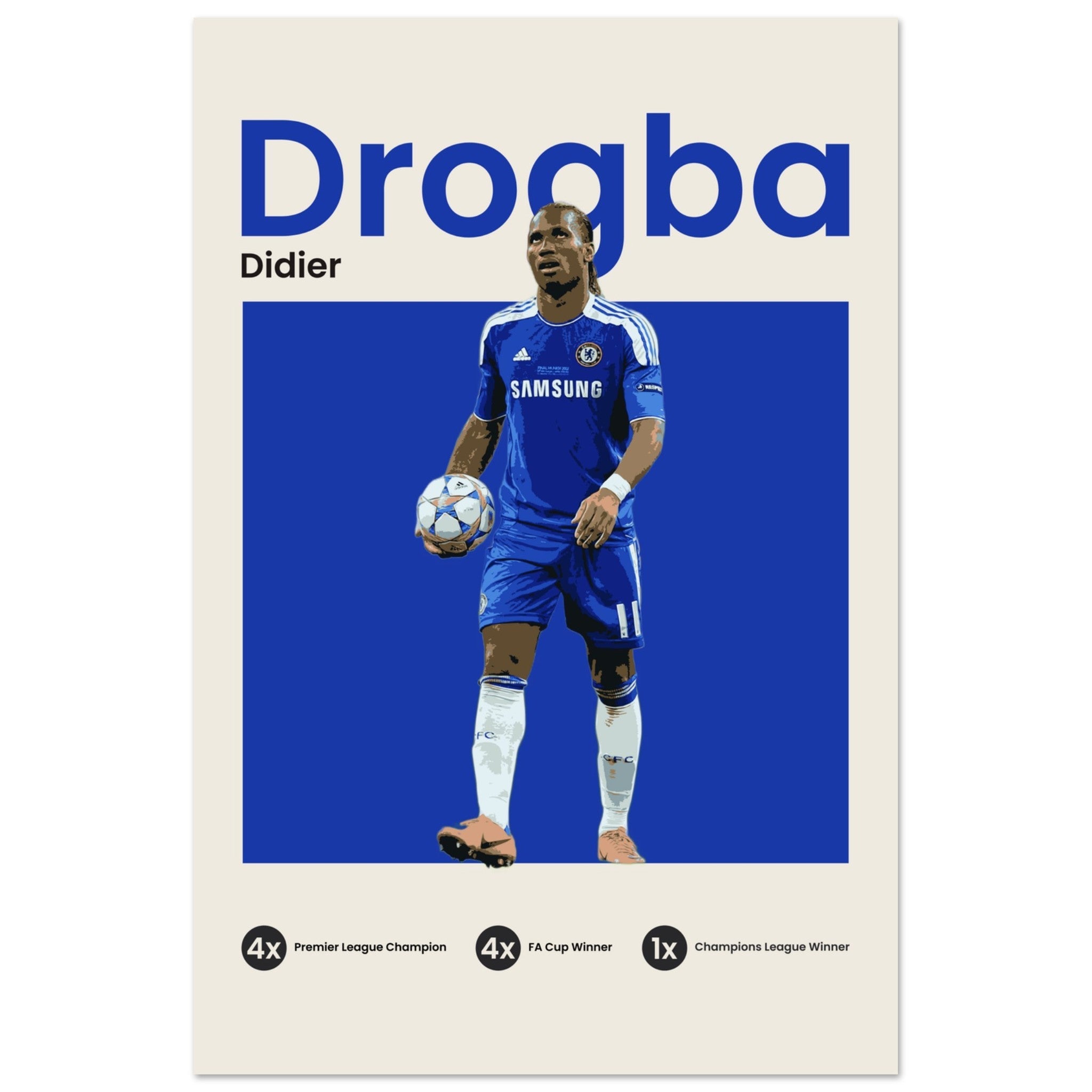 Didier Drogba - Chelsea - OverPrints