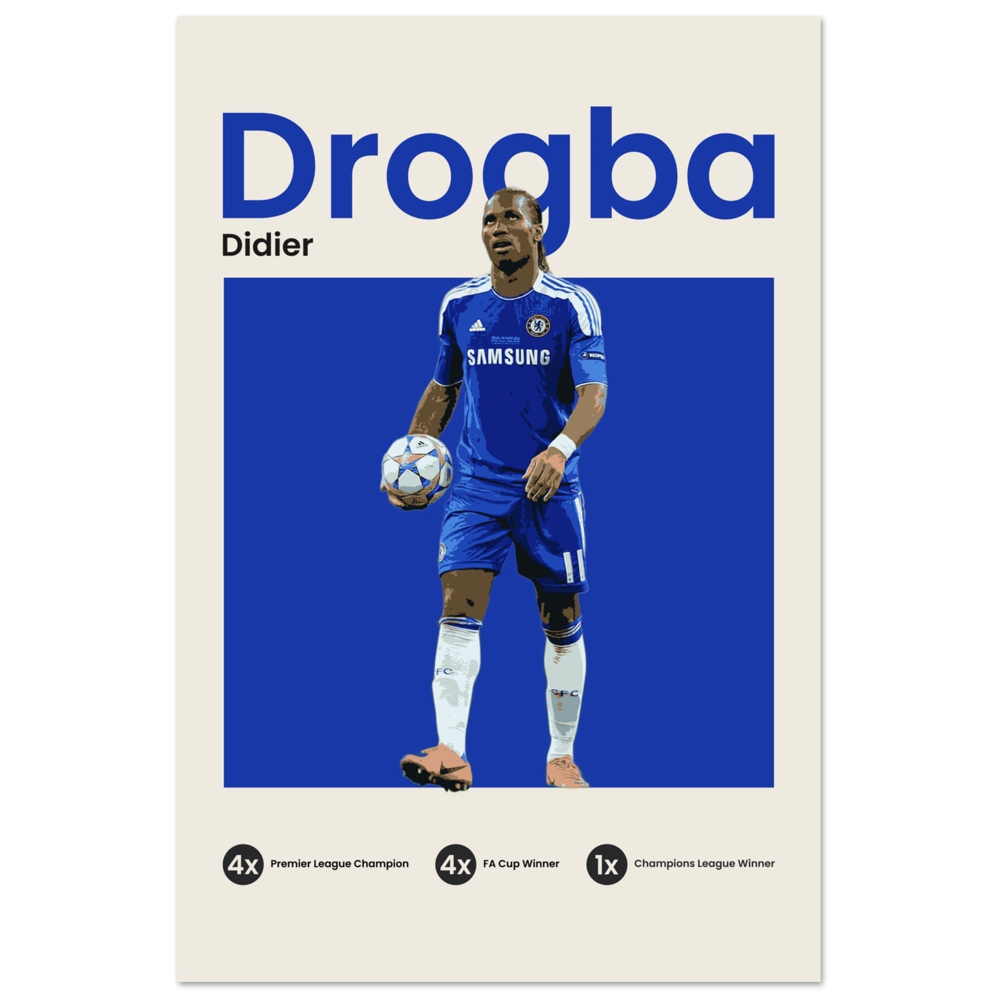 Didier Drogba - Chelsea - OverPrints