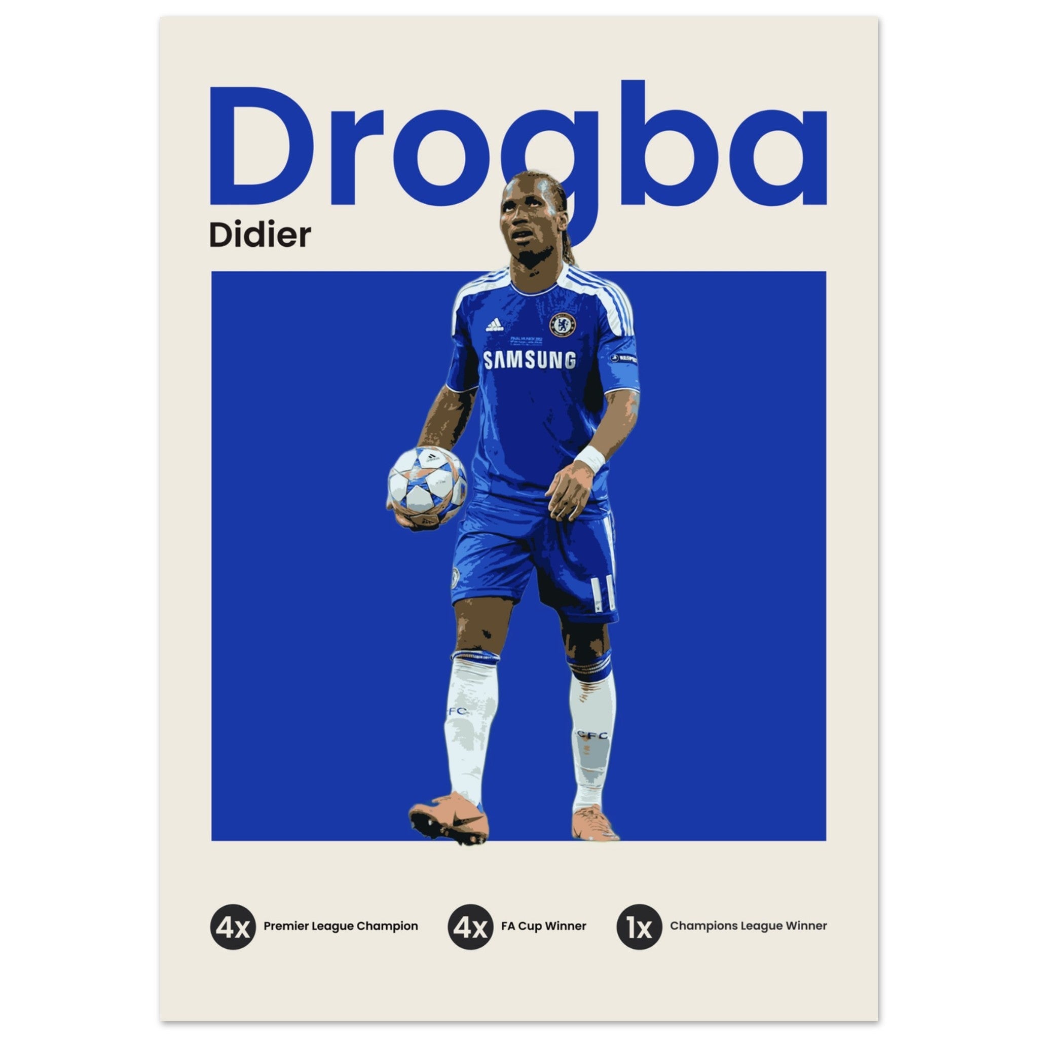 Didier Drogba - Chelsea - OverPrints