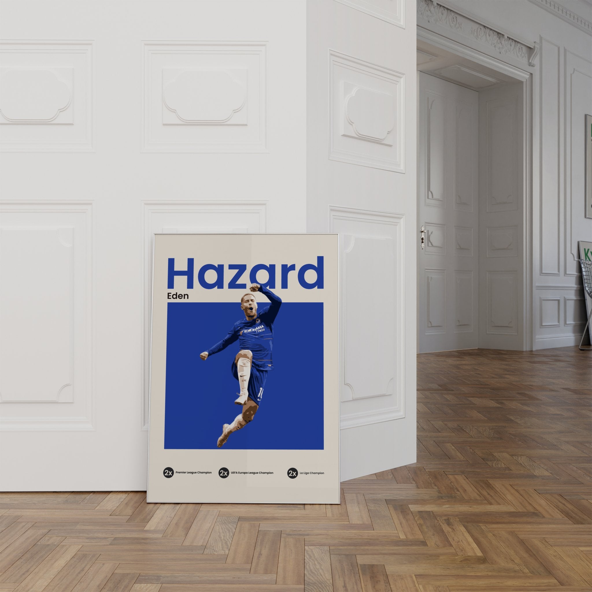 Eden Hazard - Blue - OverPrints