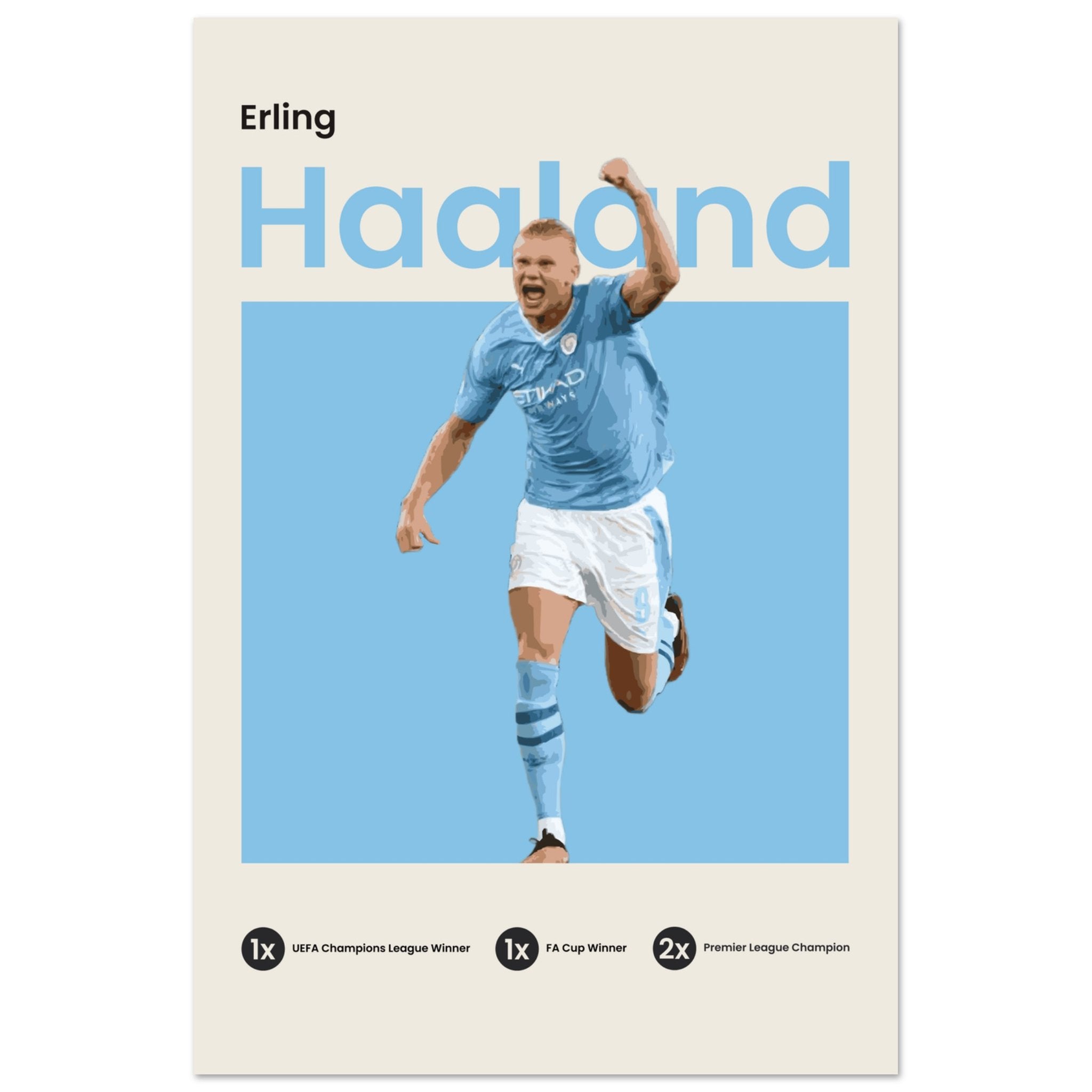 Erling Haaland - Man City - OverPrints