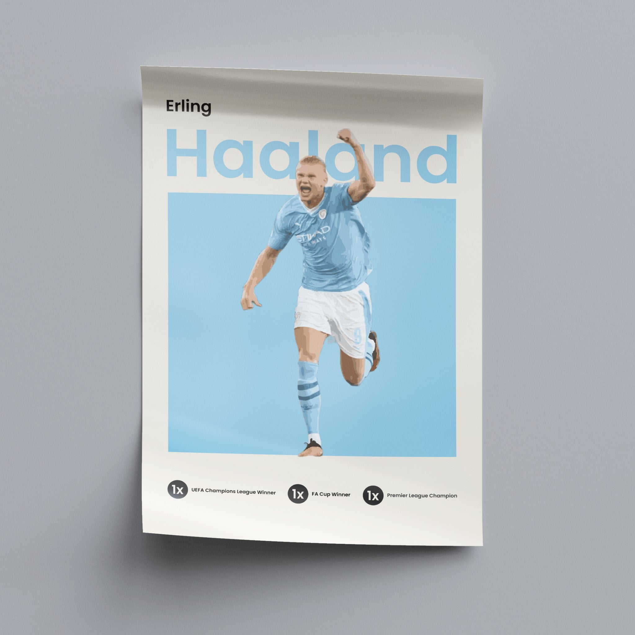 Erling Haaland - Man City - OverPrints