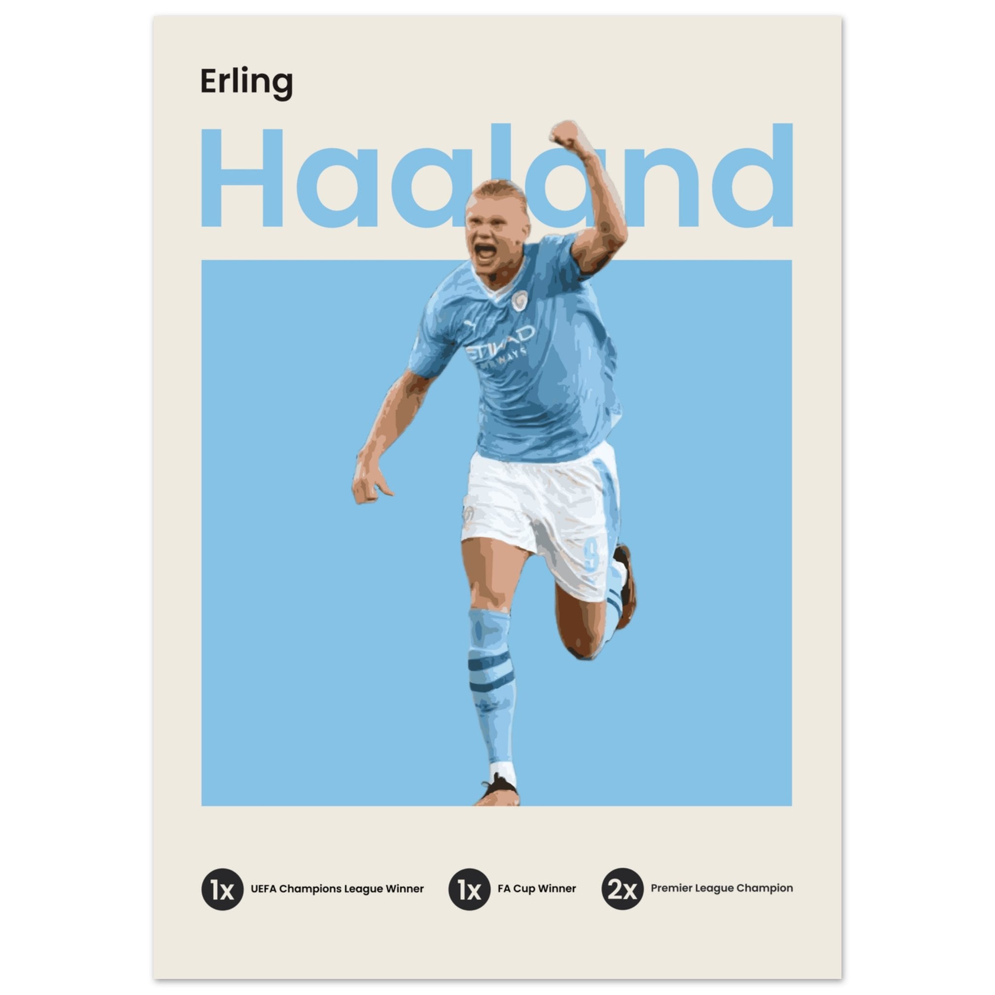 Erling Haaland - Man City - OverPrints