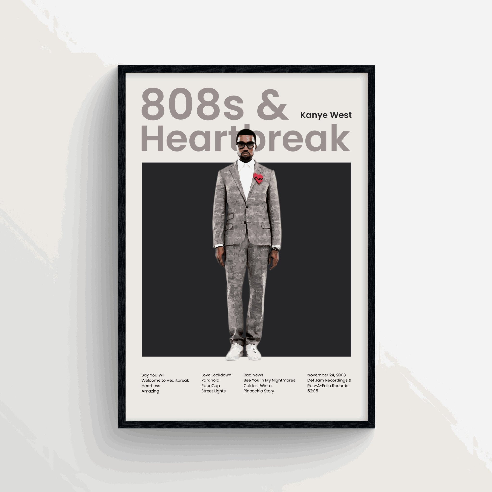 Kanye West - 808s & Heartbreak - OverPrints