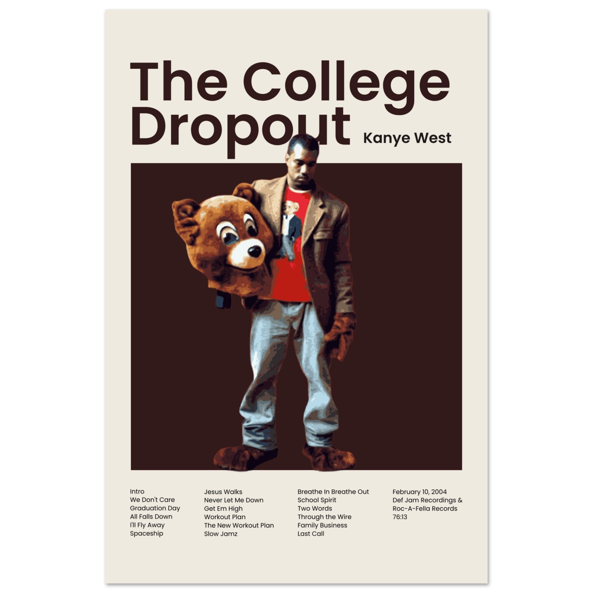 Kanye West - The College Dropout - OverPrints