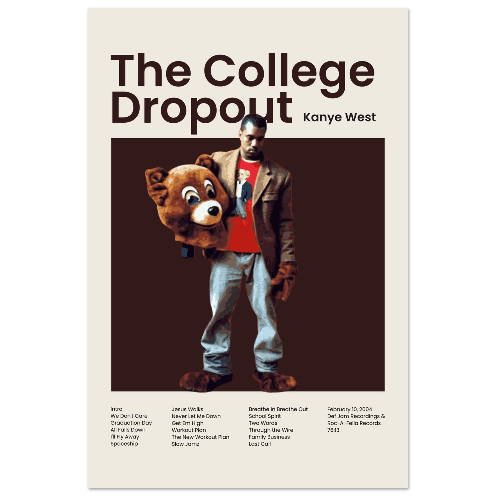 Kanye West - The College Dropout - OverPrints