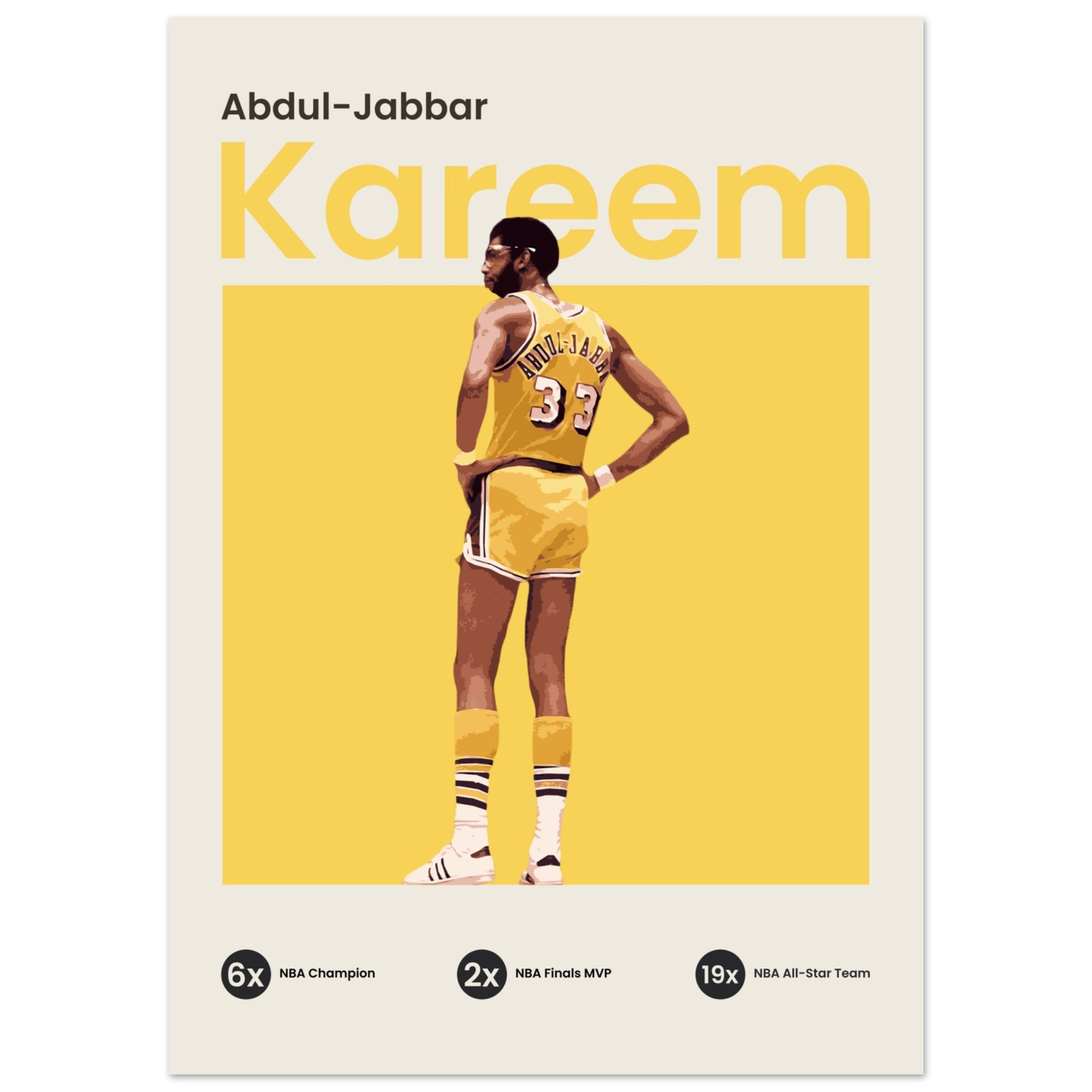 Kareem Abdul - Jabbar - OverPrints