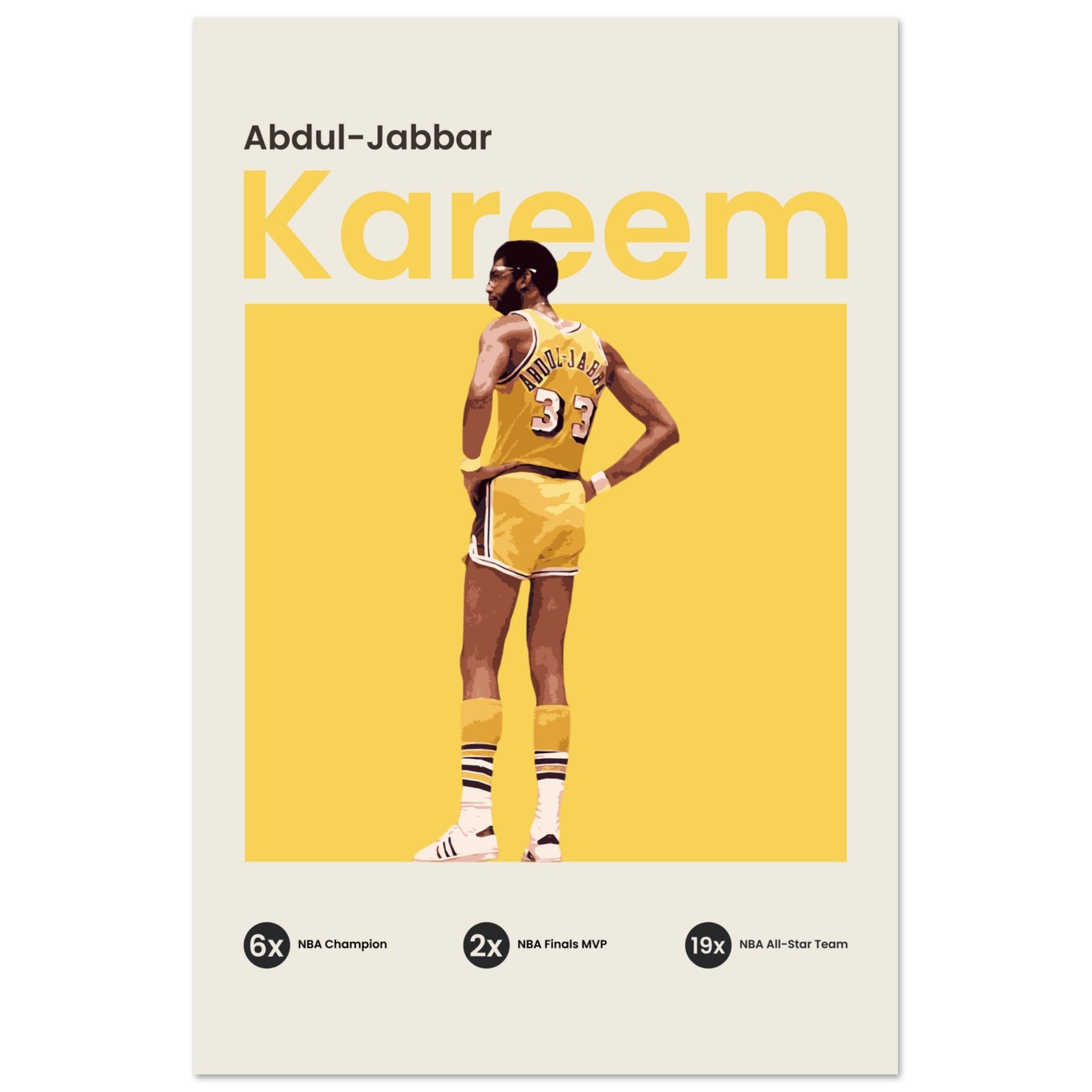 Kareem Abdul - Jabbar - OverPrints