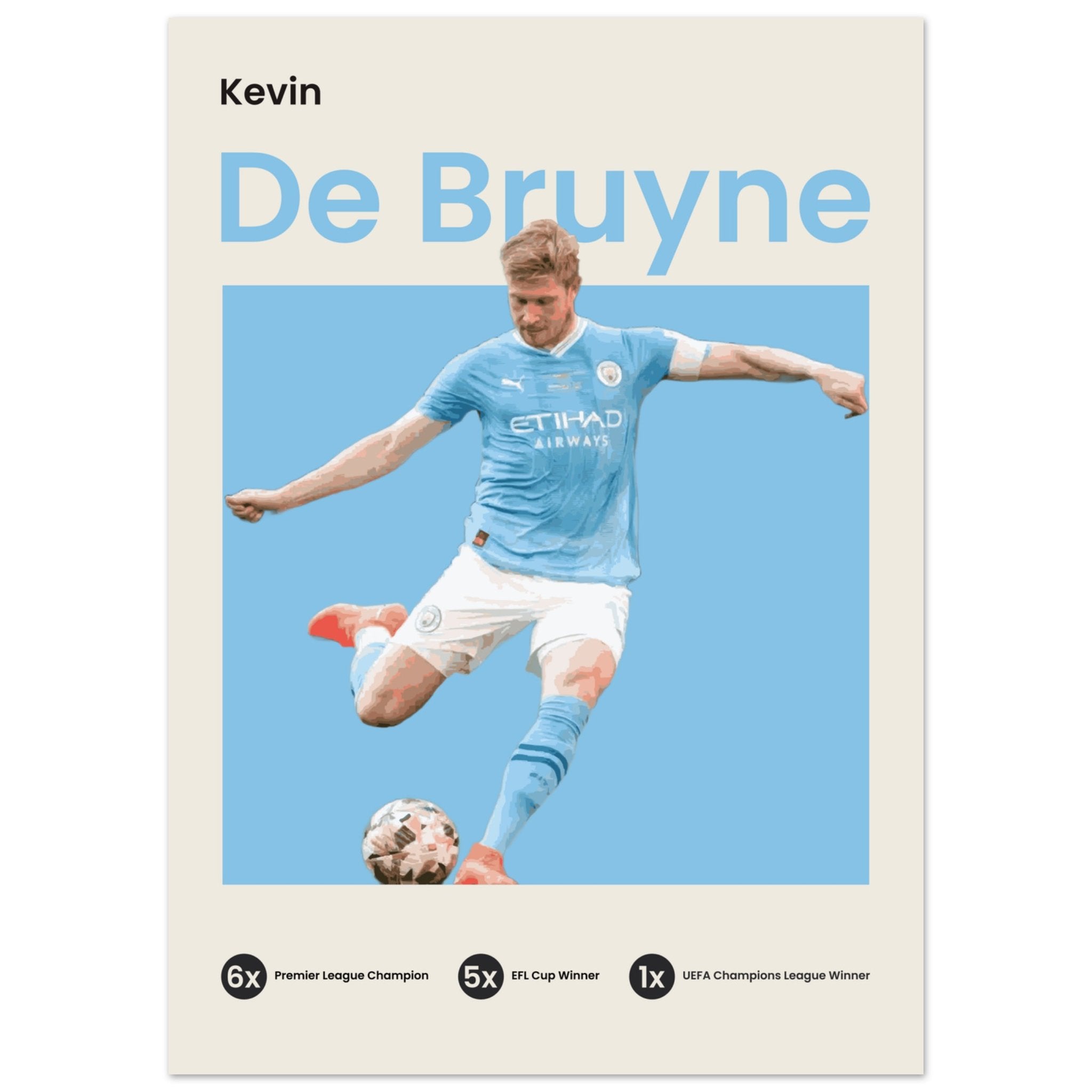 Kevin De Bruyne - Man City - OverPrints