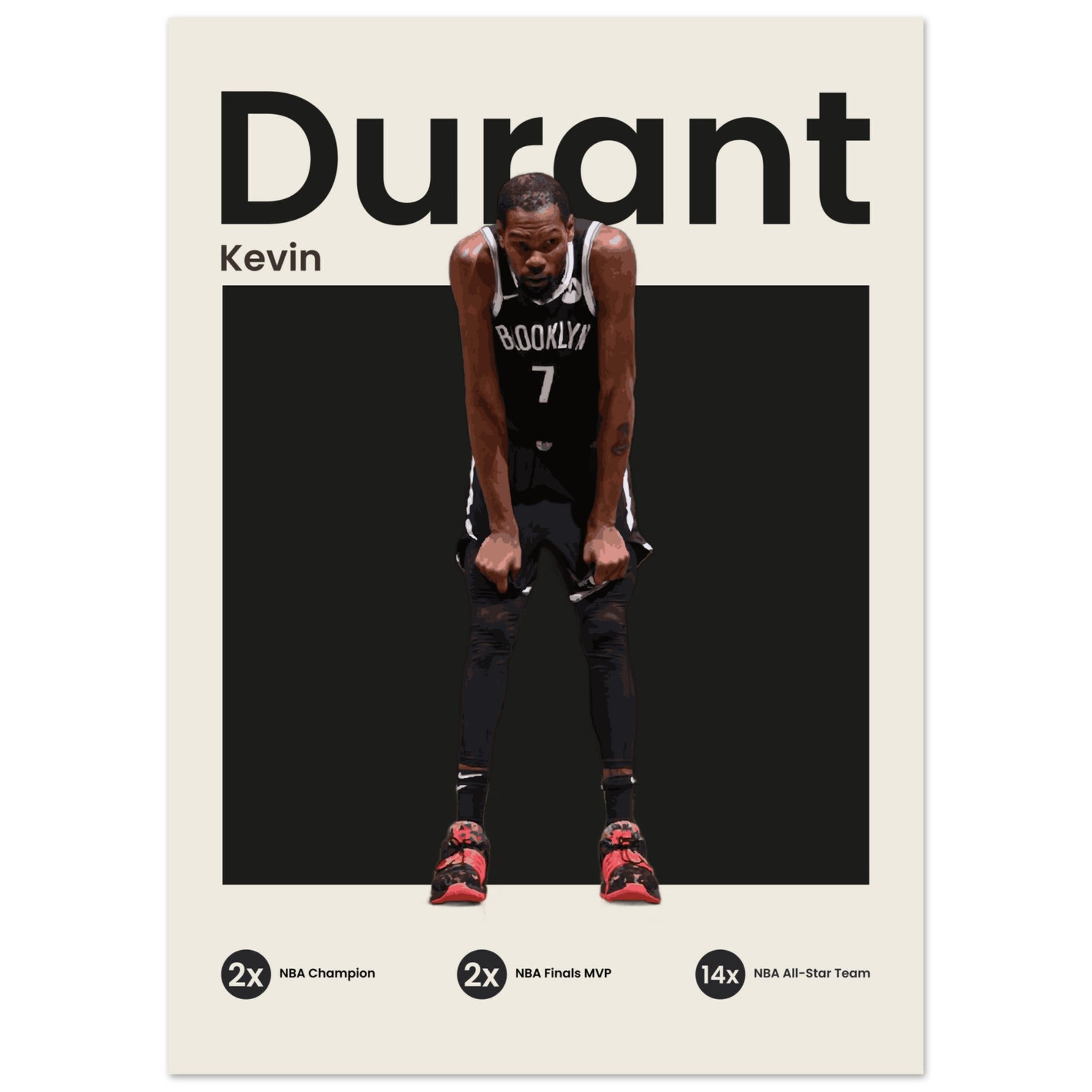 Kevin Durant - Nets - OverPrints