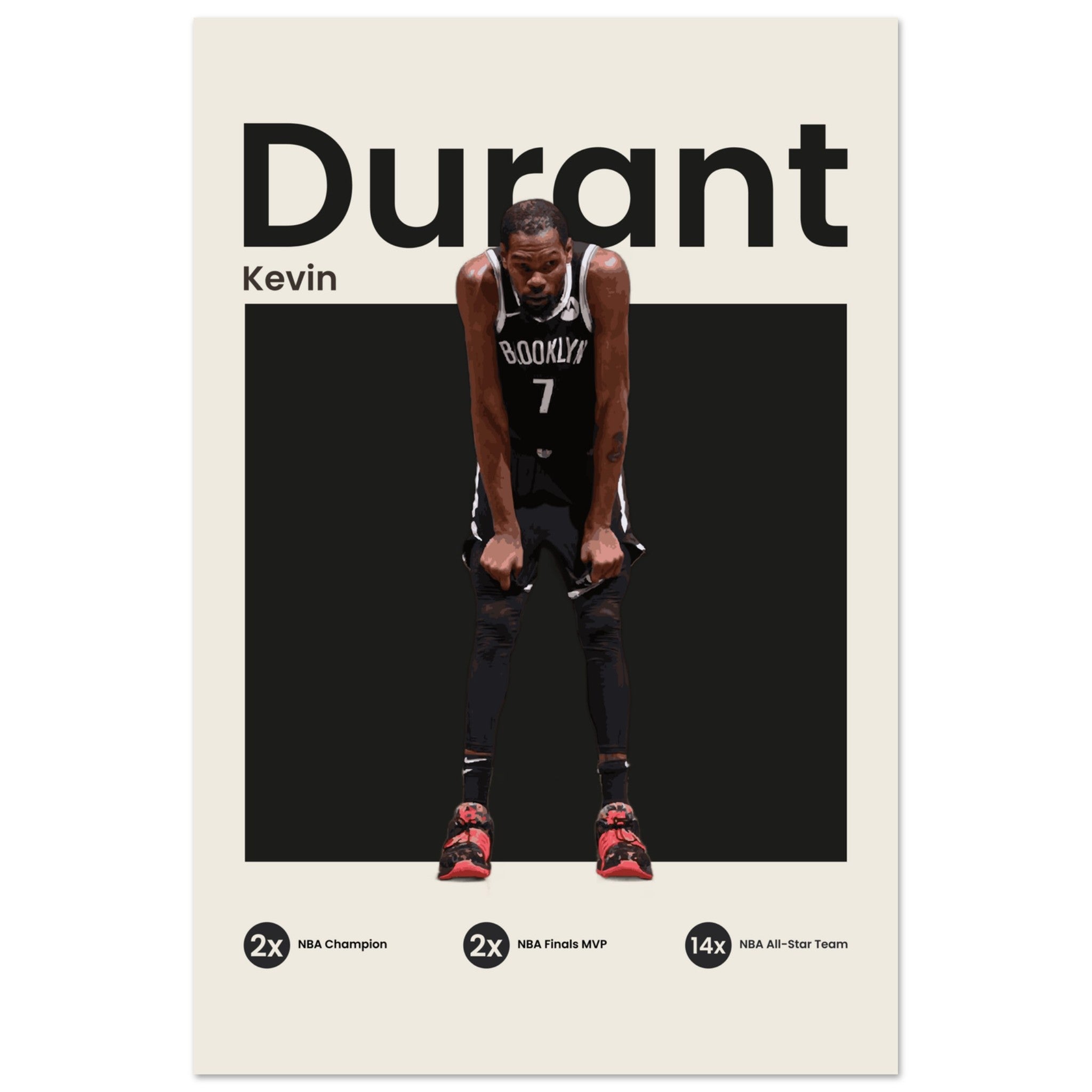 Kevin Durant - Nets - OverPrints