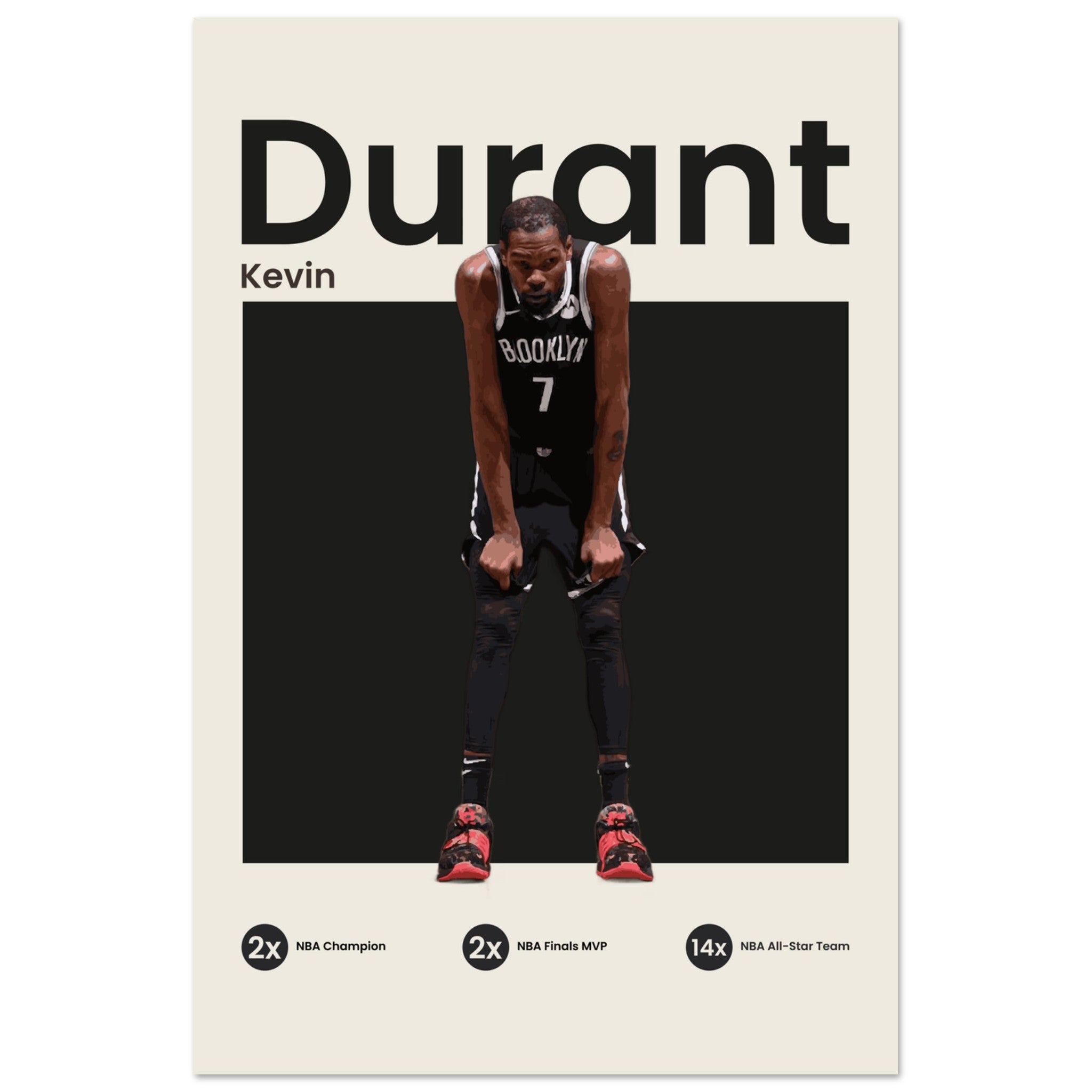 Kevin Durant - Nets - OverPrints