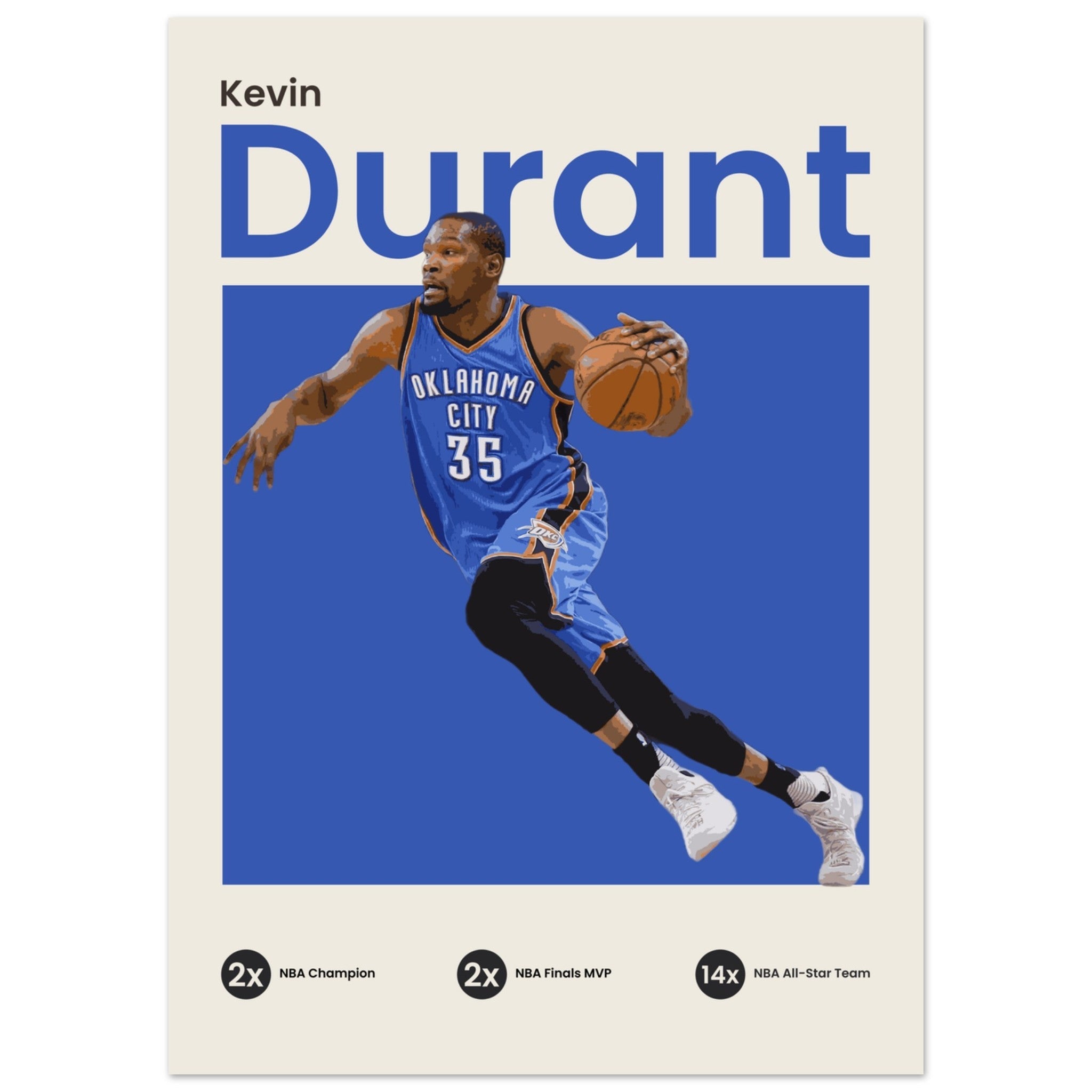 Kevin Durant - OKC - OverPrints