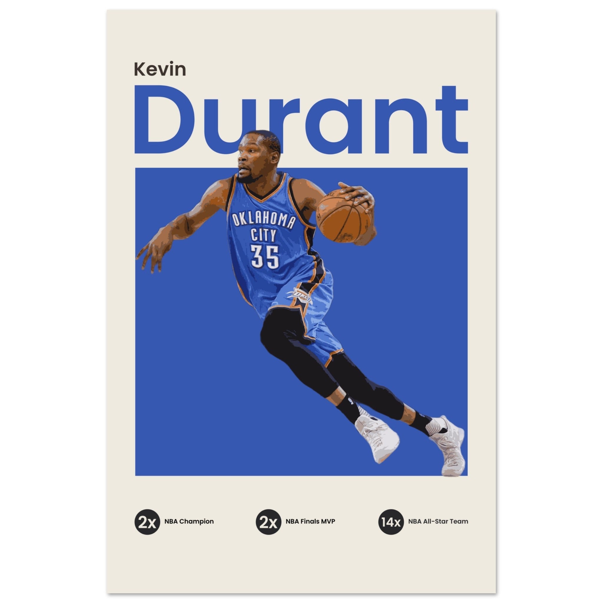 Kevin Durant - OKC - OverPrints