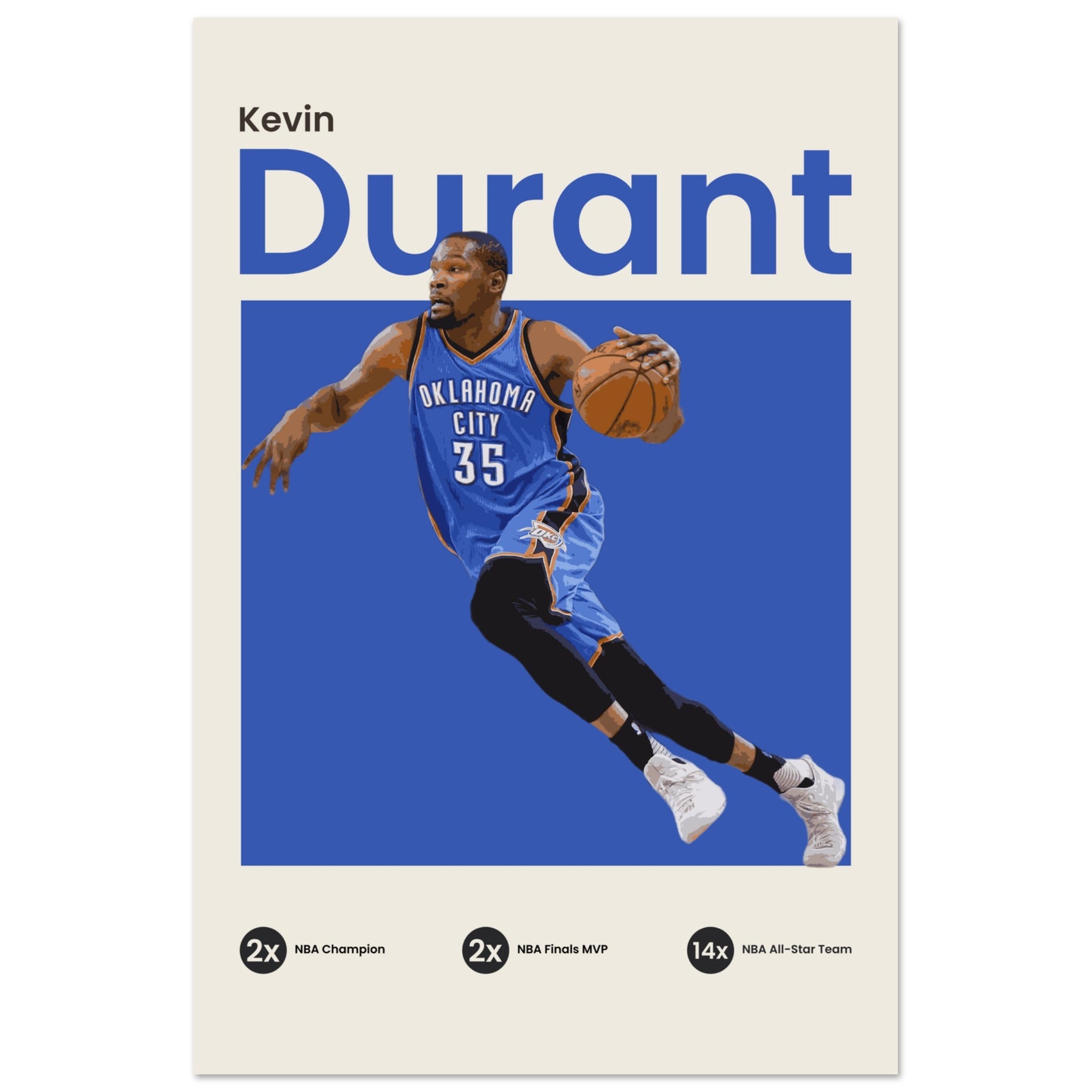 Kevin Durant - OKC - OverPrints