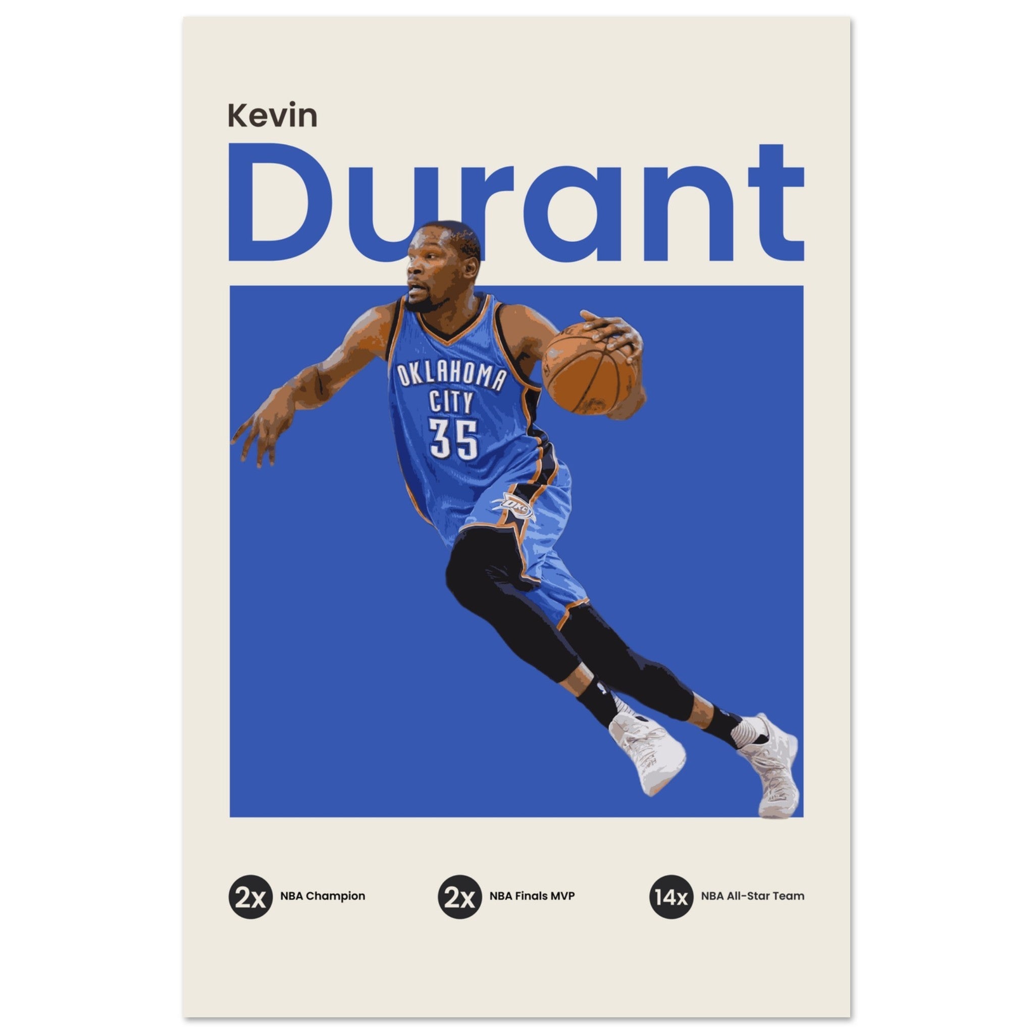 Kevin Durant - OKC - OverPrints