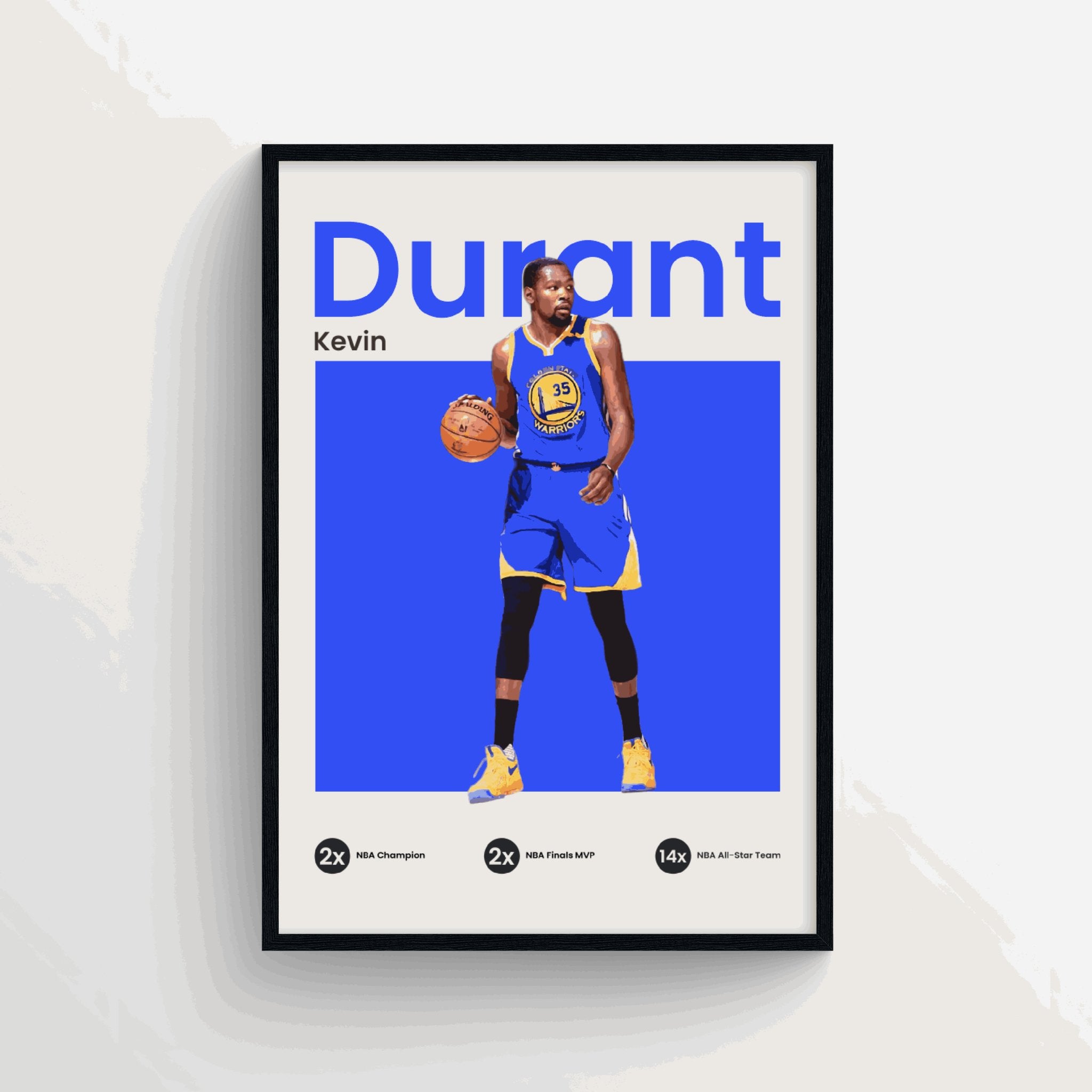 Kevin Durant - Warriors - OverPrints